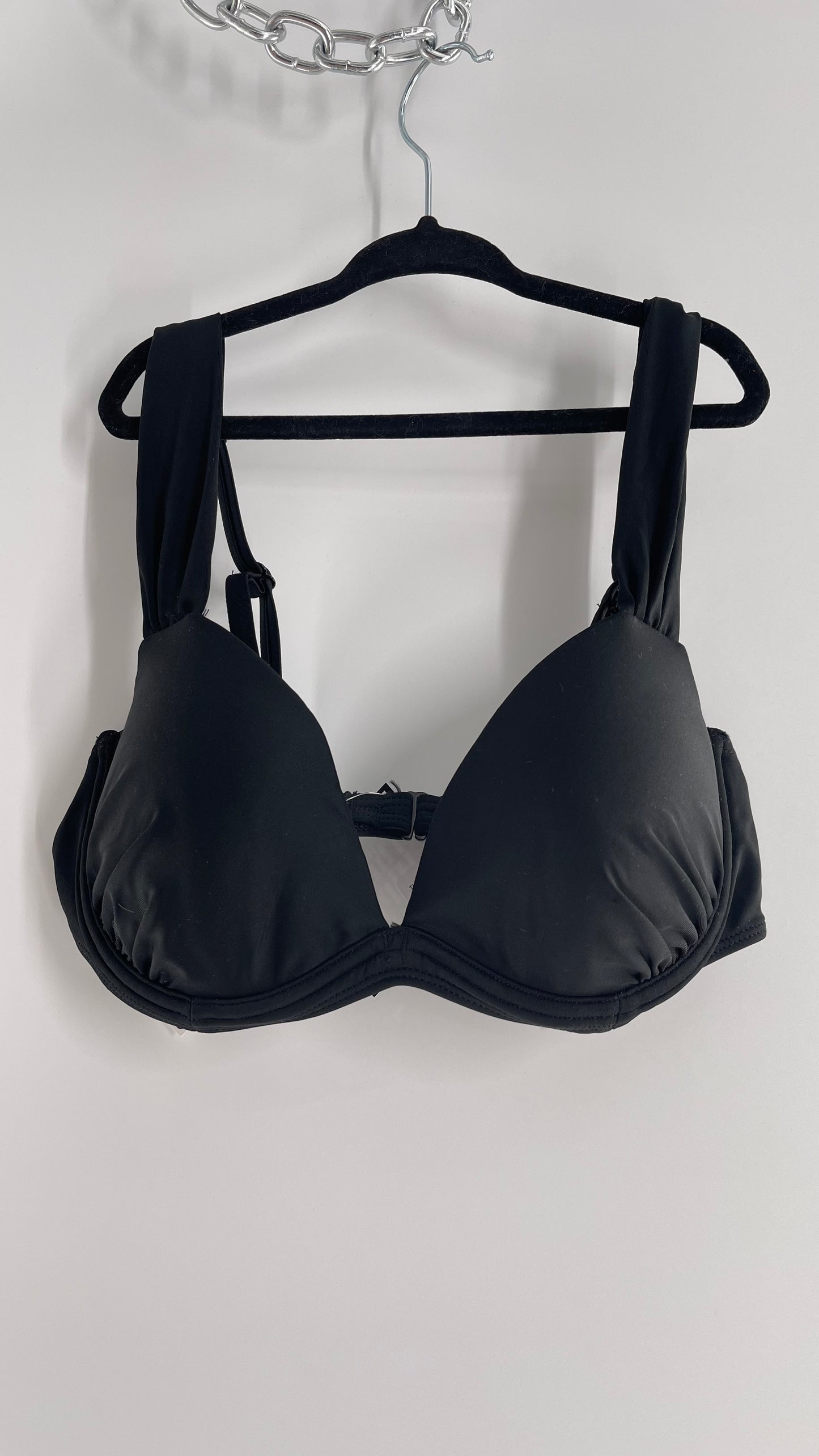 Urban Outfitters Out From Under Black Underwire Swim Top (Medium)