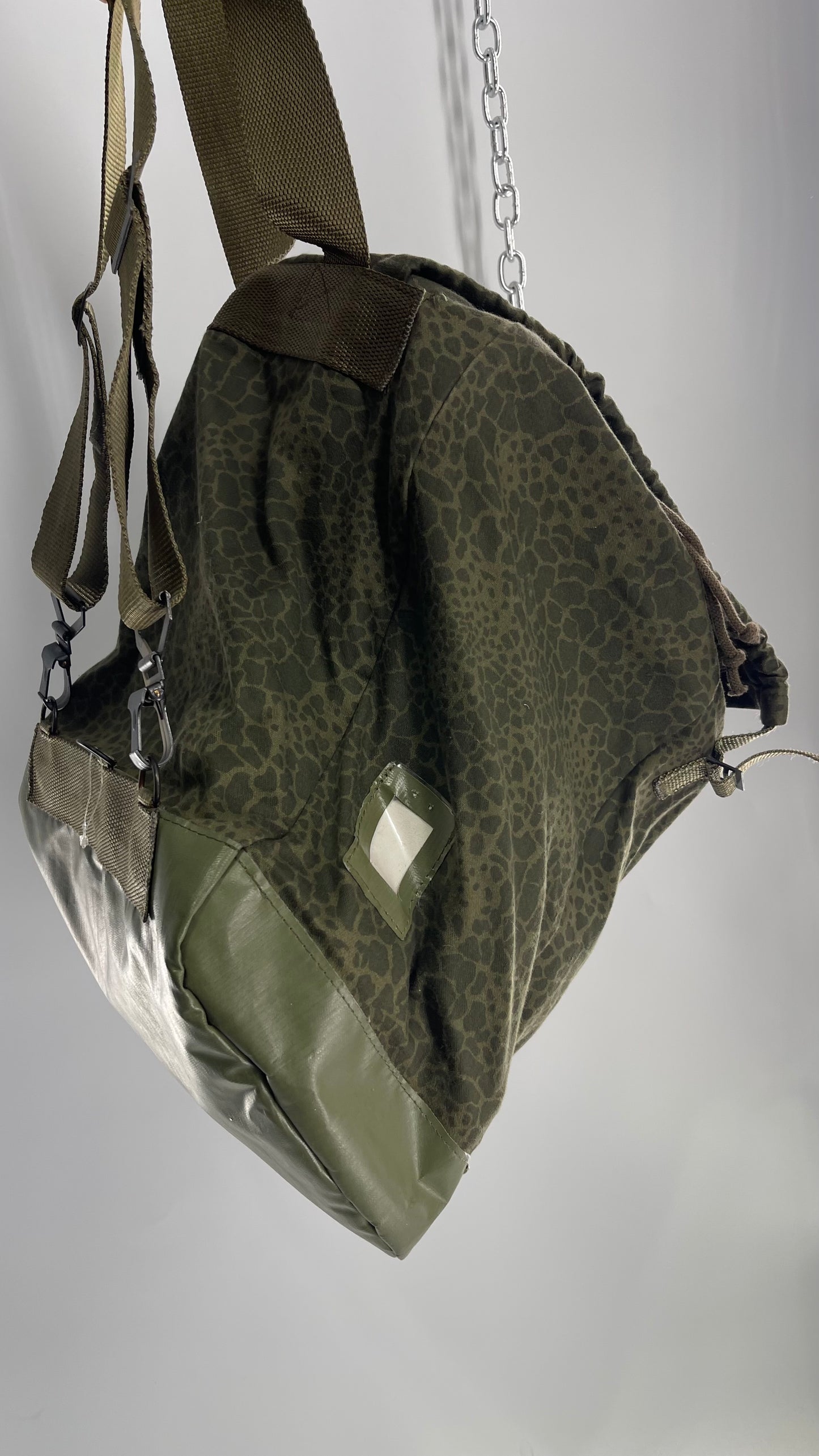 Urban Outfitters Army Green Huge Laundry/Luggage Style Bag with Tags Attached
