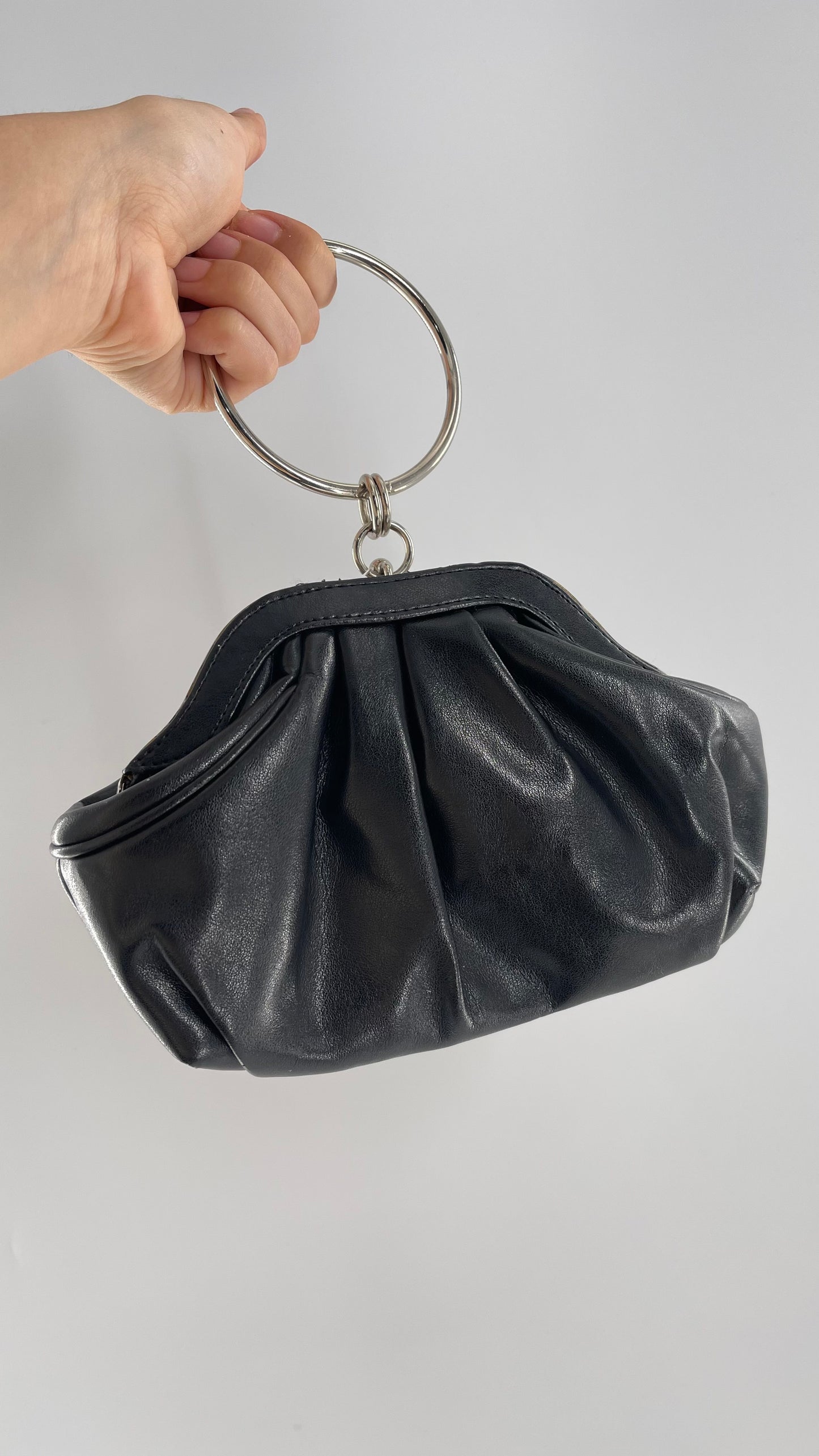 ALDO Black Leather Mini Purse