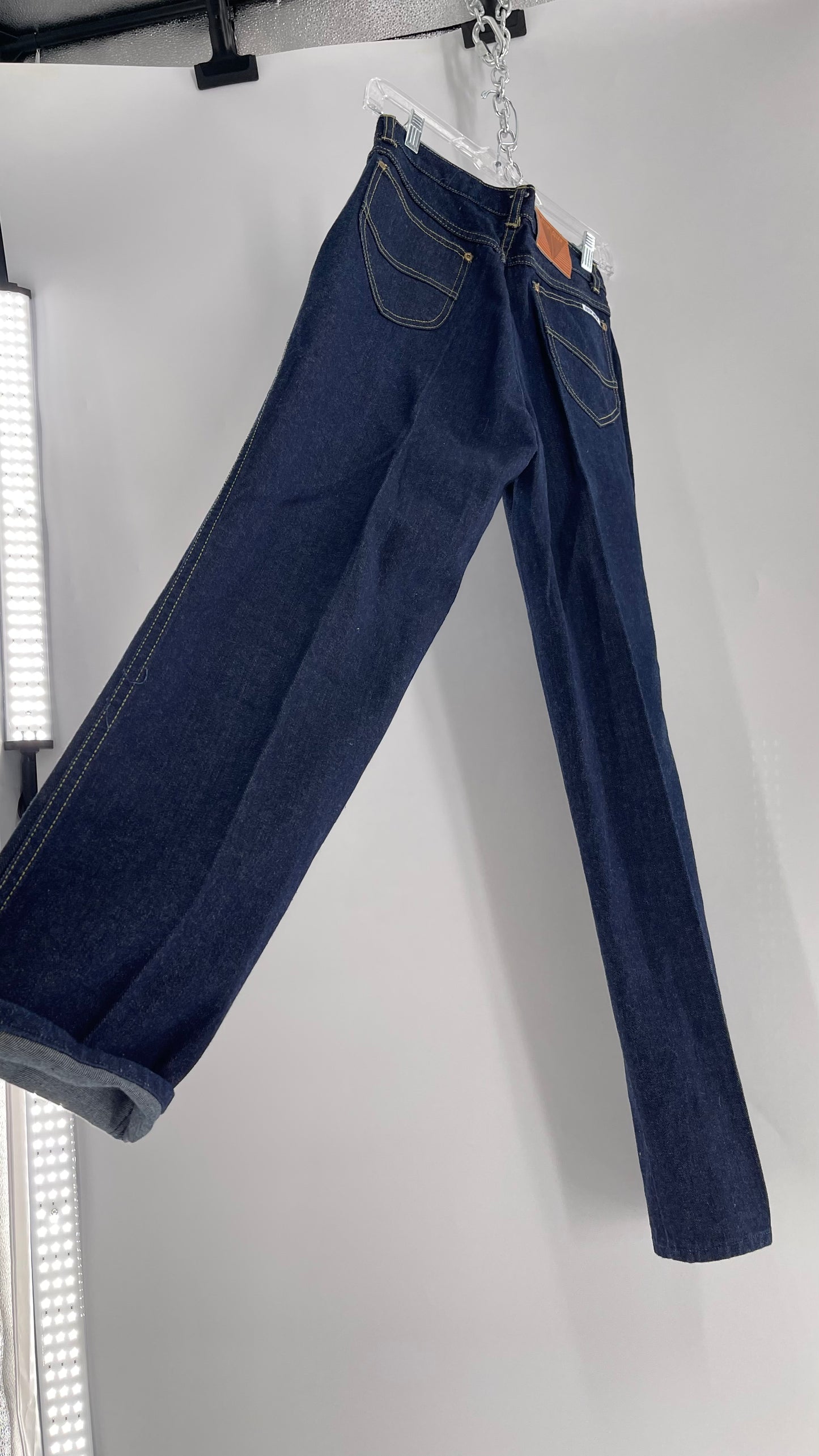 Vintage Justin Allen Dark Wash 70’s-80’s High Waisted Mom Jean (11)