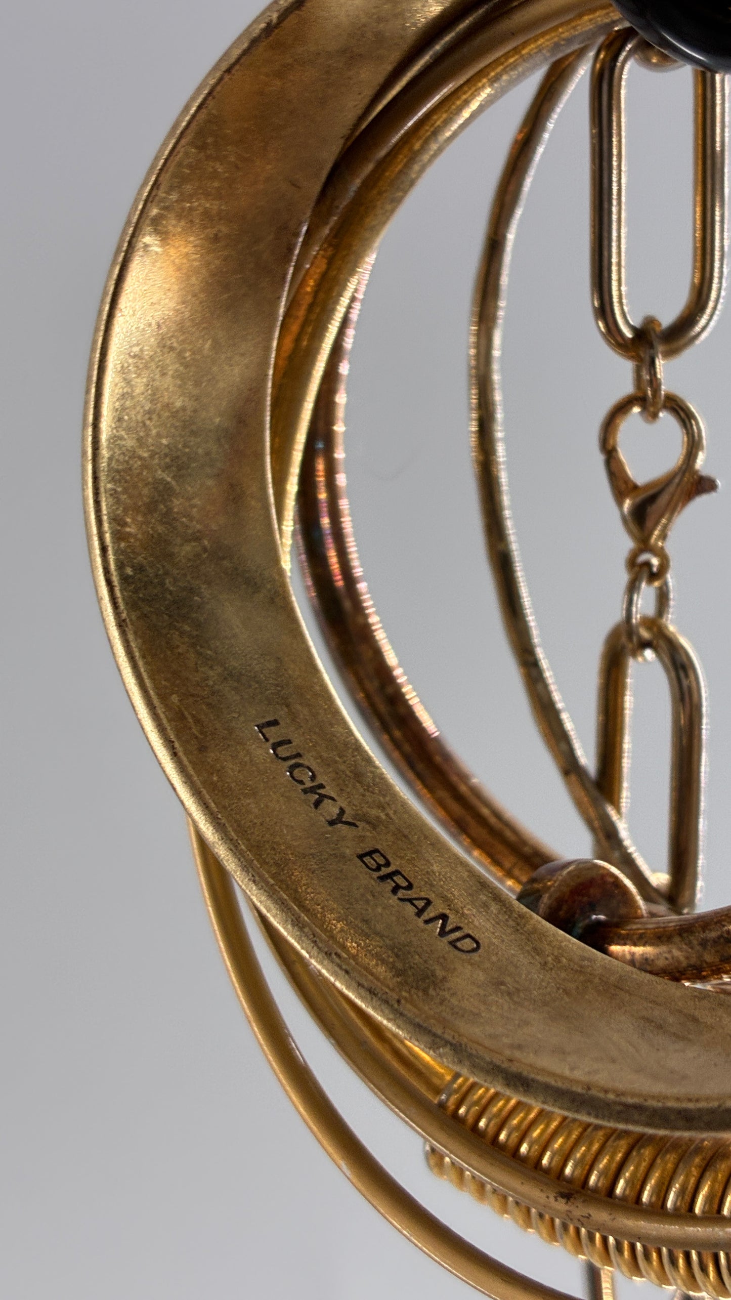 Vintage Set of Gold Bangles and Bracelets