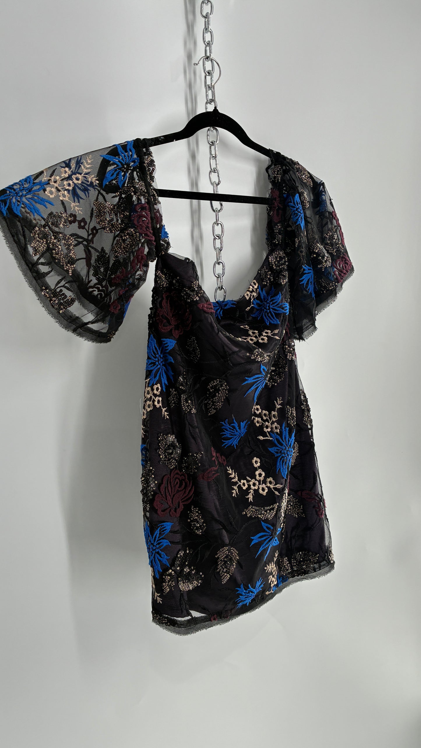 Urban Outfitters Embroidered and Embellished Dress (Small)