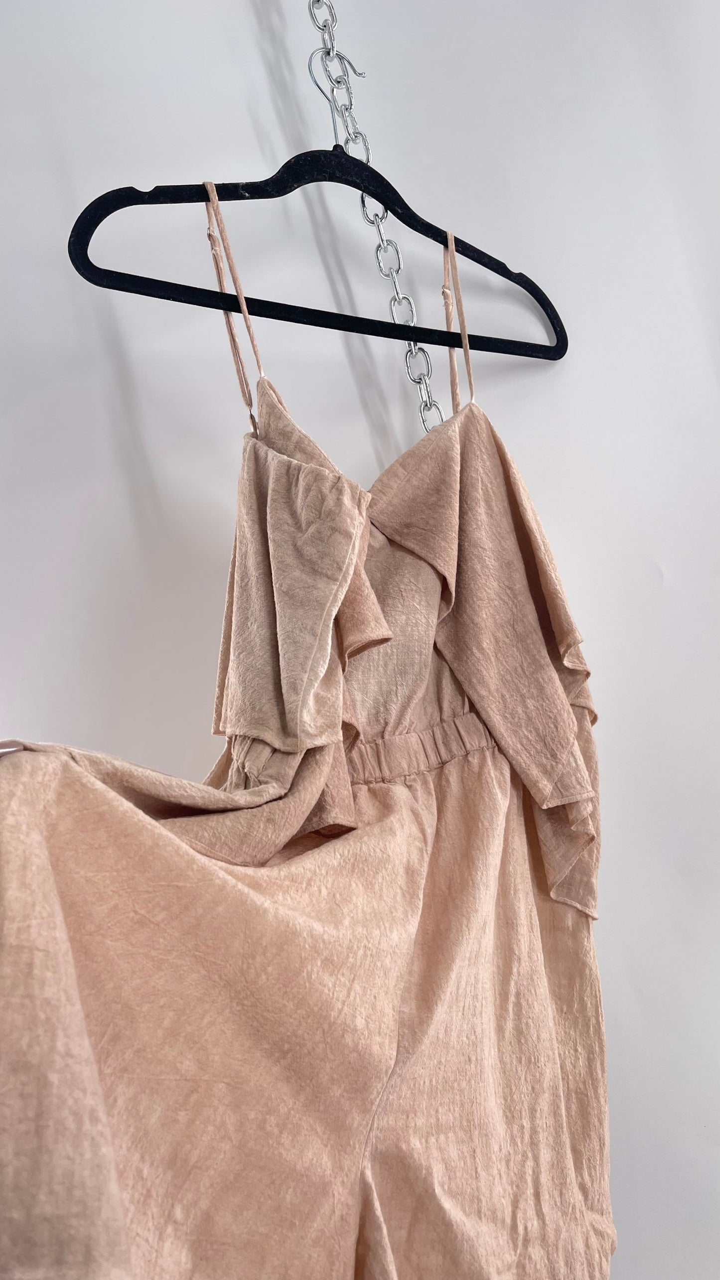 Amadi Anthropologie Crimped 100% Cotton Romper (XL)