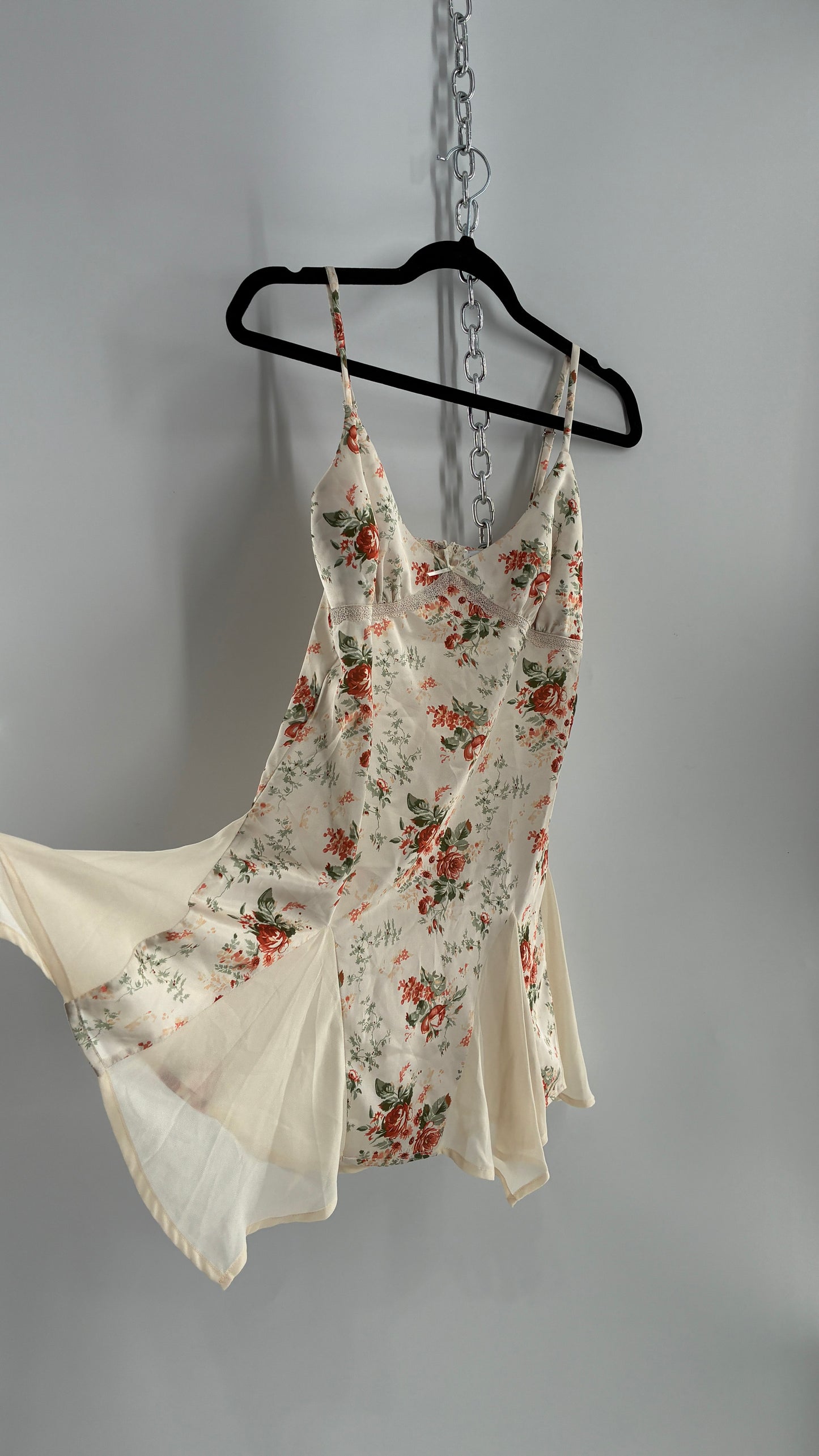 Princess Polly Floral Handkerchief Hem Slip Dress (4)