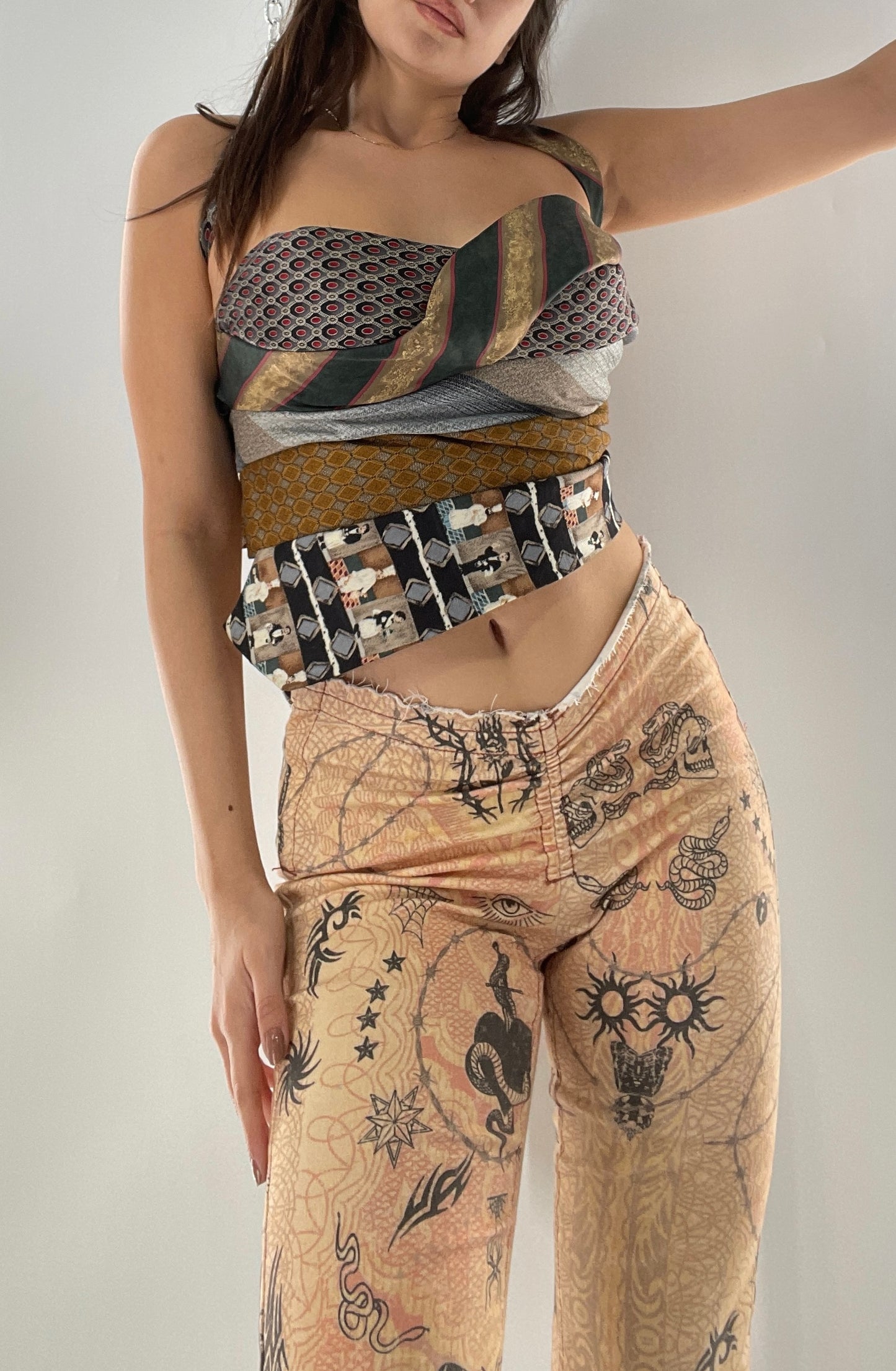 All Tied Up Custom Handmade Top (One Size)