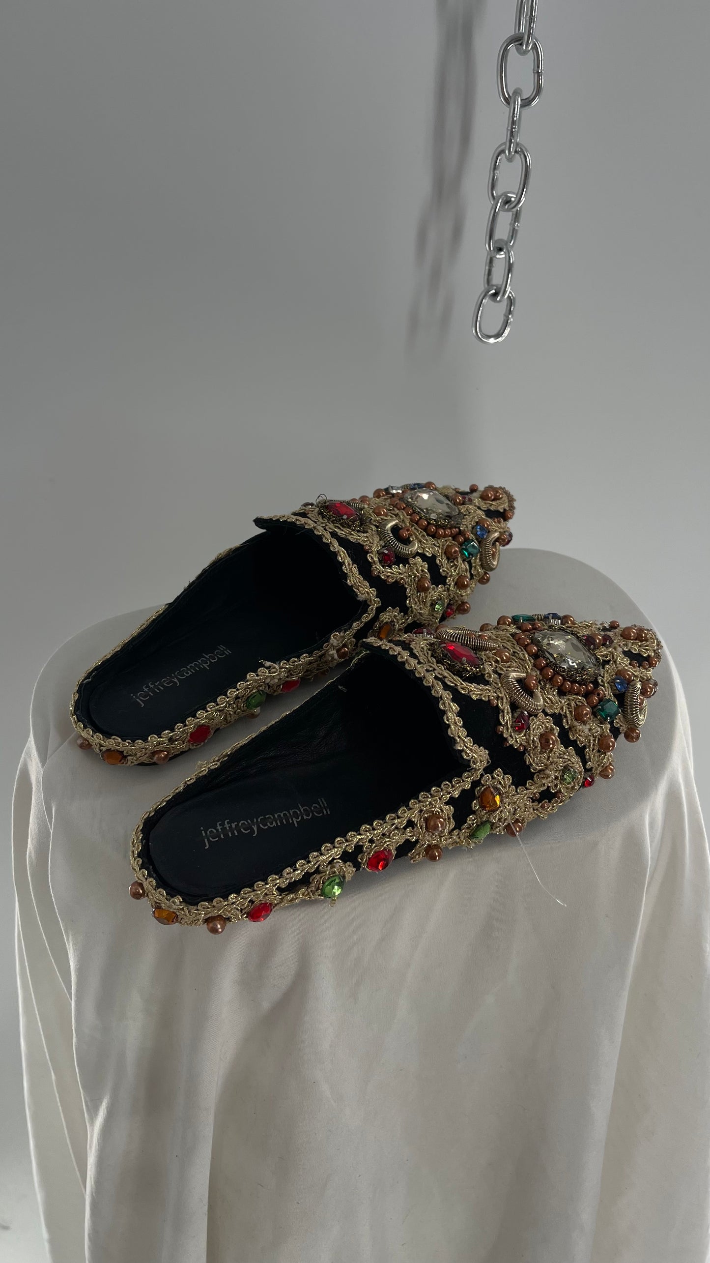 Jeffrey Campbell Sarika Embellished Pointed Mules Covered in Stones, Beads, and Embroidery (6)