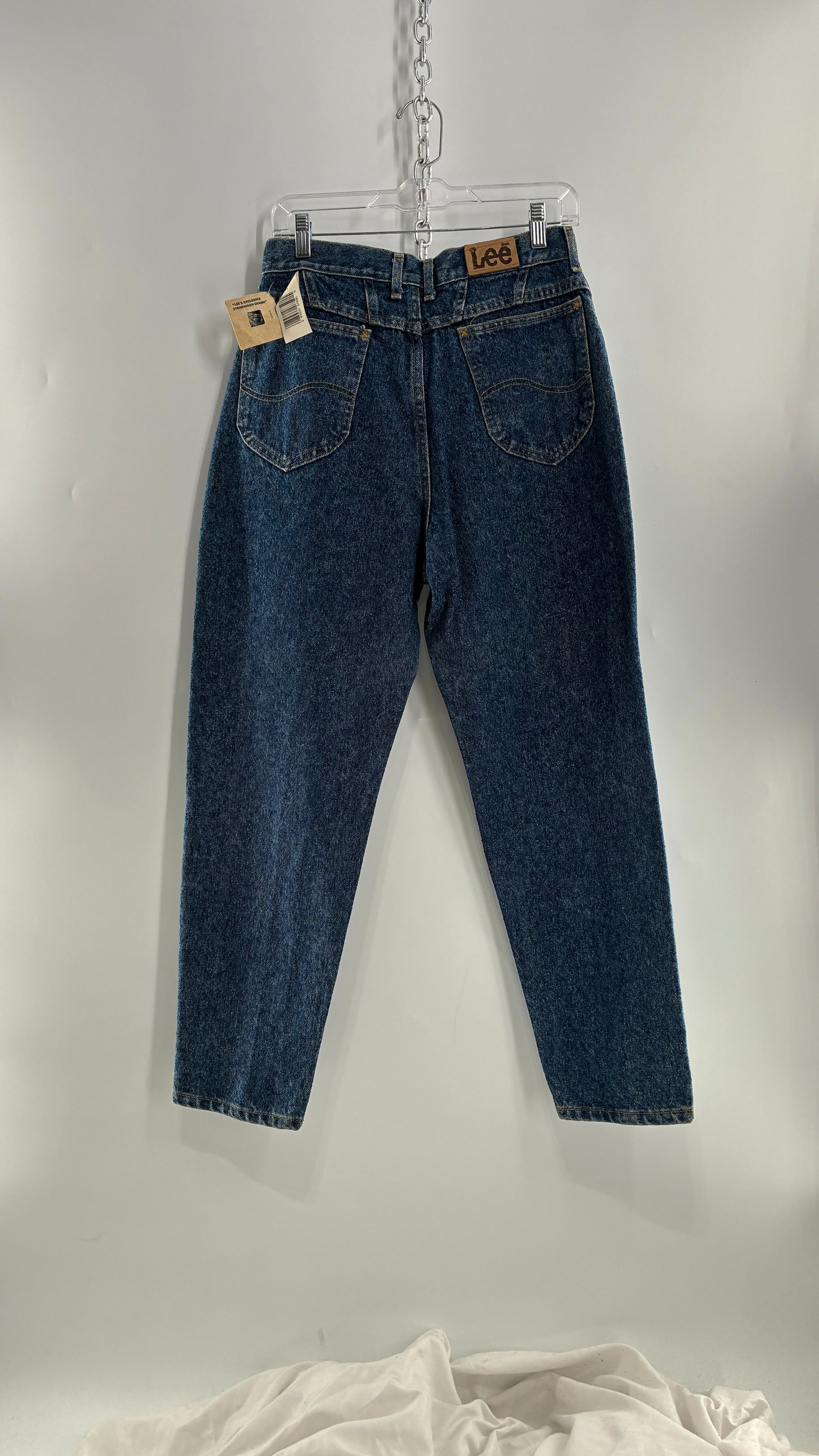 Deadstock Vintage 1980s Lee Stone Wash Mom Jean (12P)