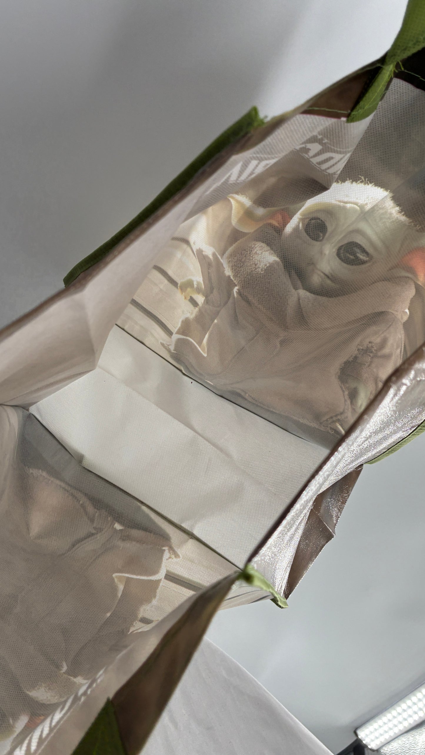 Baby Yoda Star Wars Reusable Grocery Tote Bag
