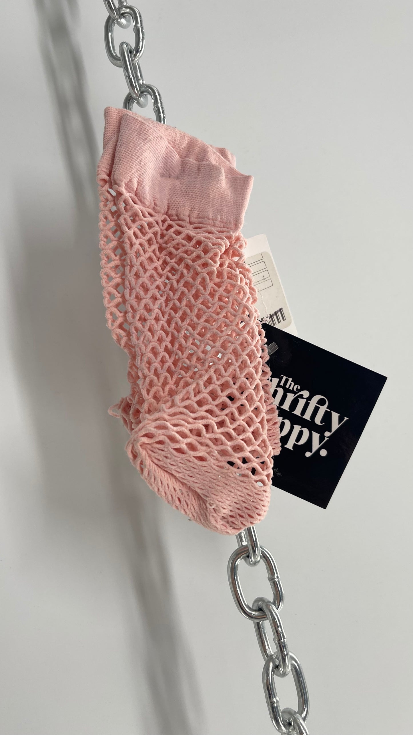 Urban Outfitters Pink Mesh Socks
