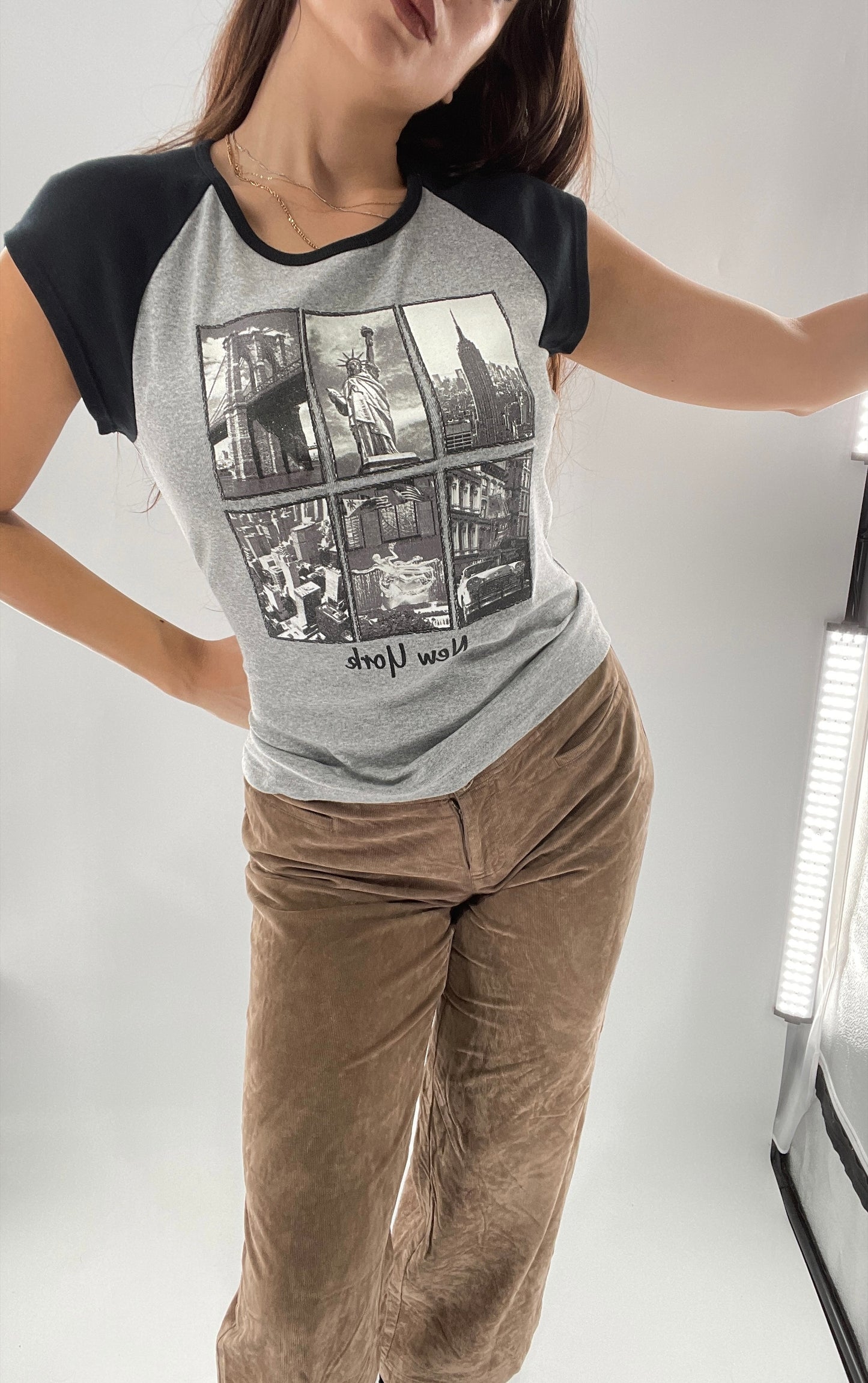 Deadstock 1990s Vintage Kavio! New York Glitter Baby T (XL)