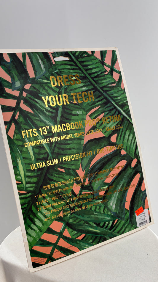 Urban Outfitters Tropical Patterned Vinyl Laptop Skin