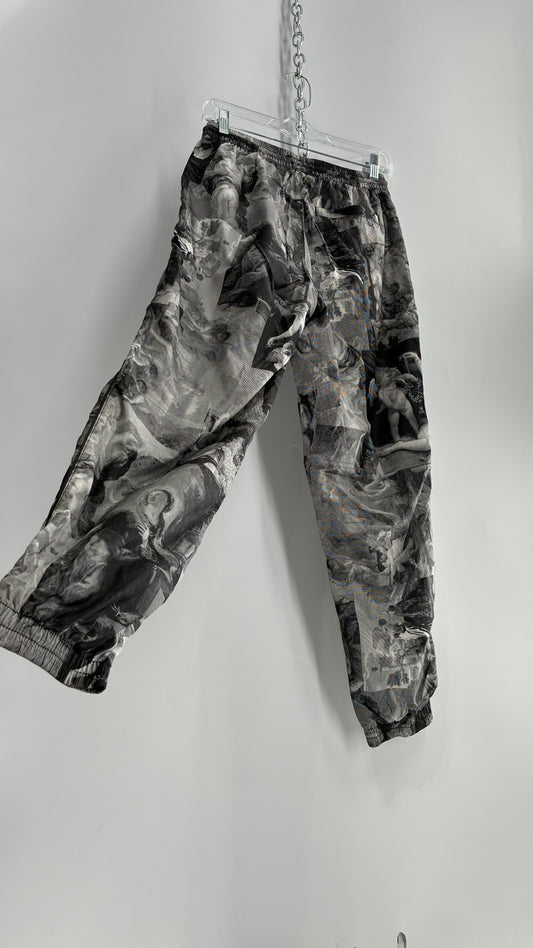 Urban Outfitters Religiously Symbolic Graphic Joggers (Medium)