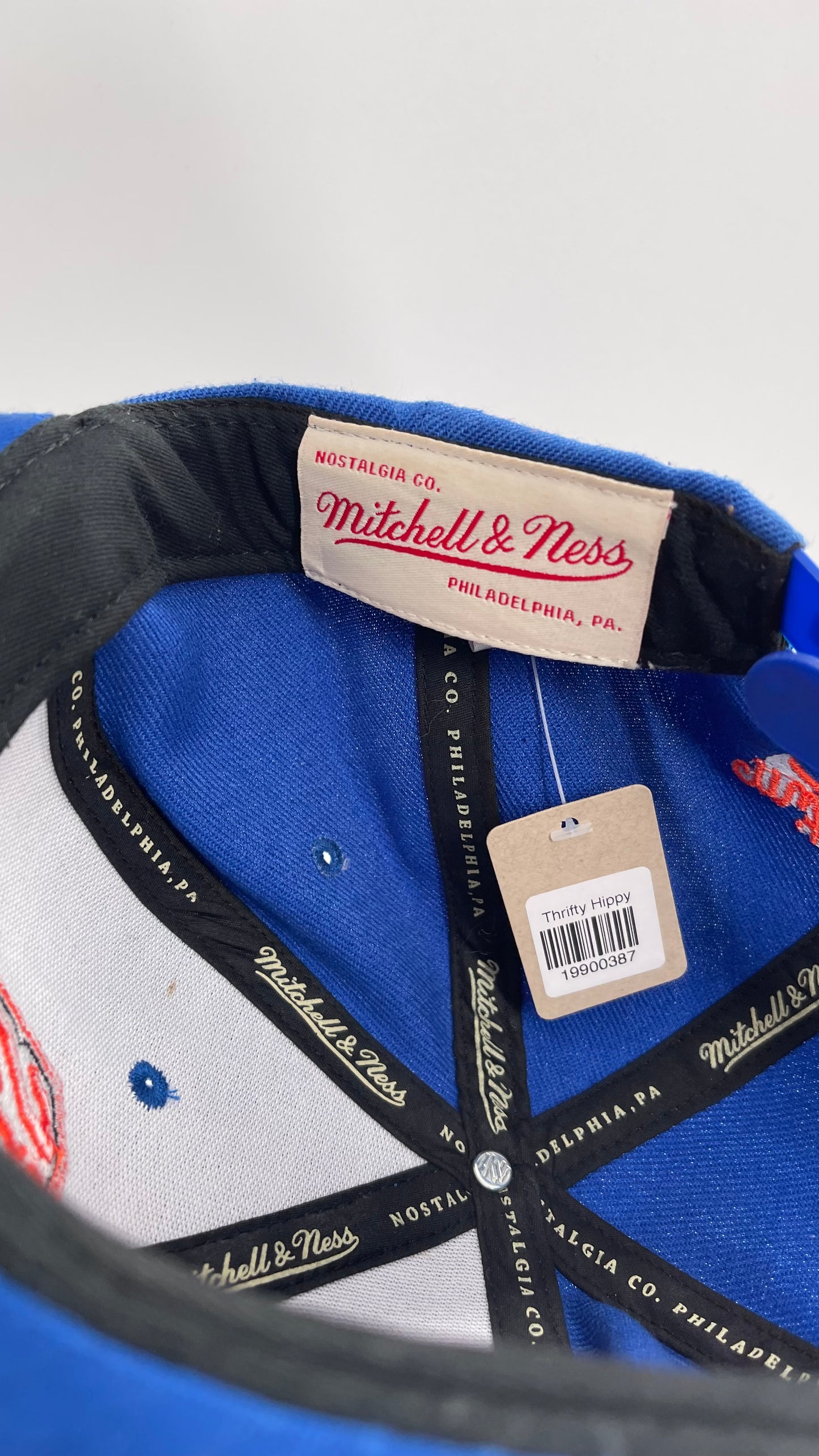 Vintage Knicks Mitchell & Ness SnapBack Hat Embroidered Logo
