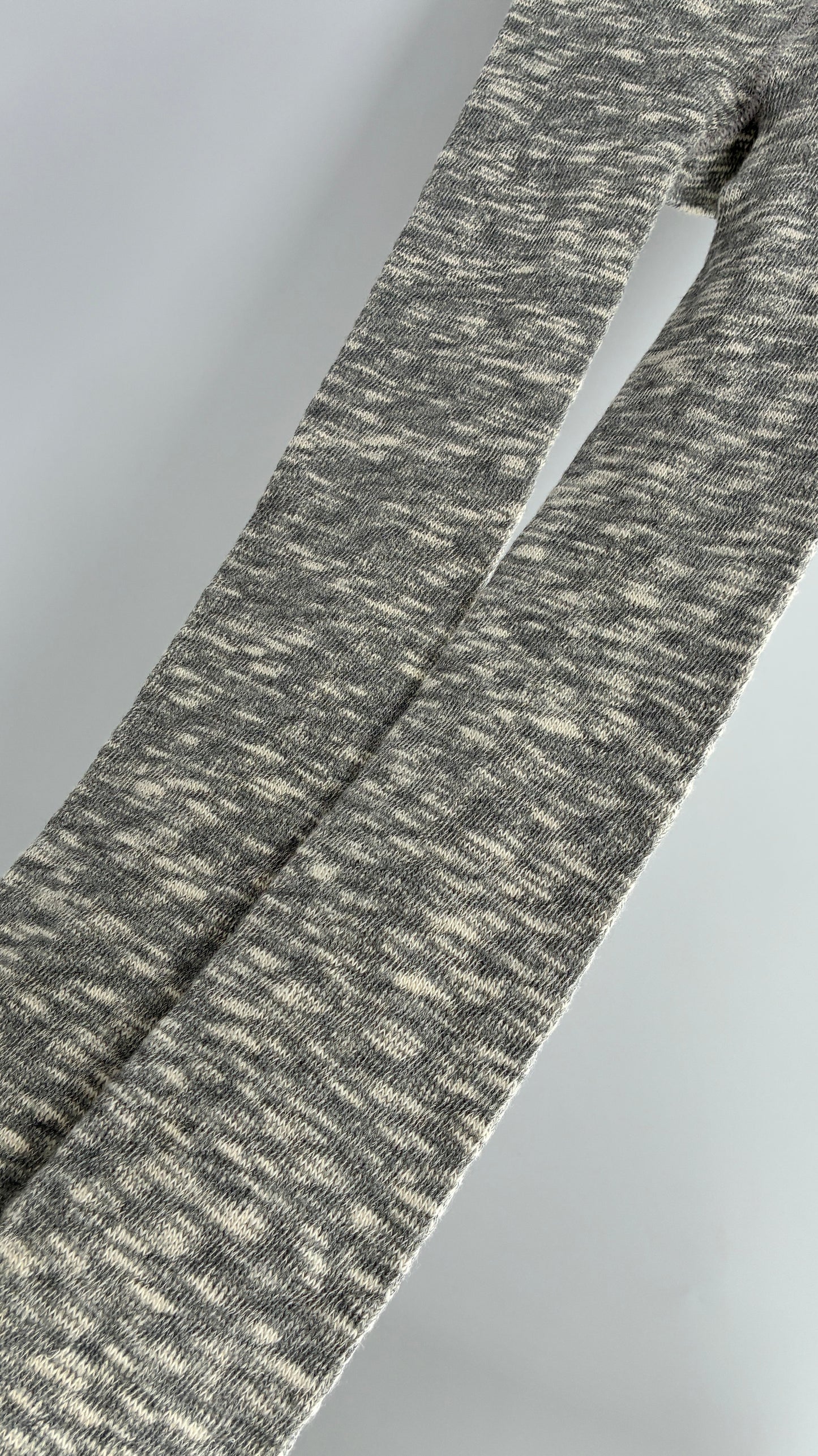 NWOT Grey Thick Knit Footless Tights