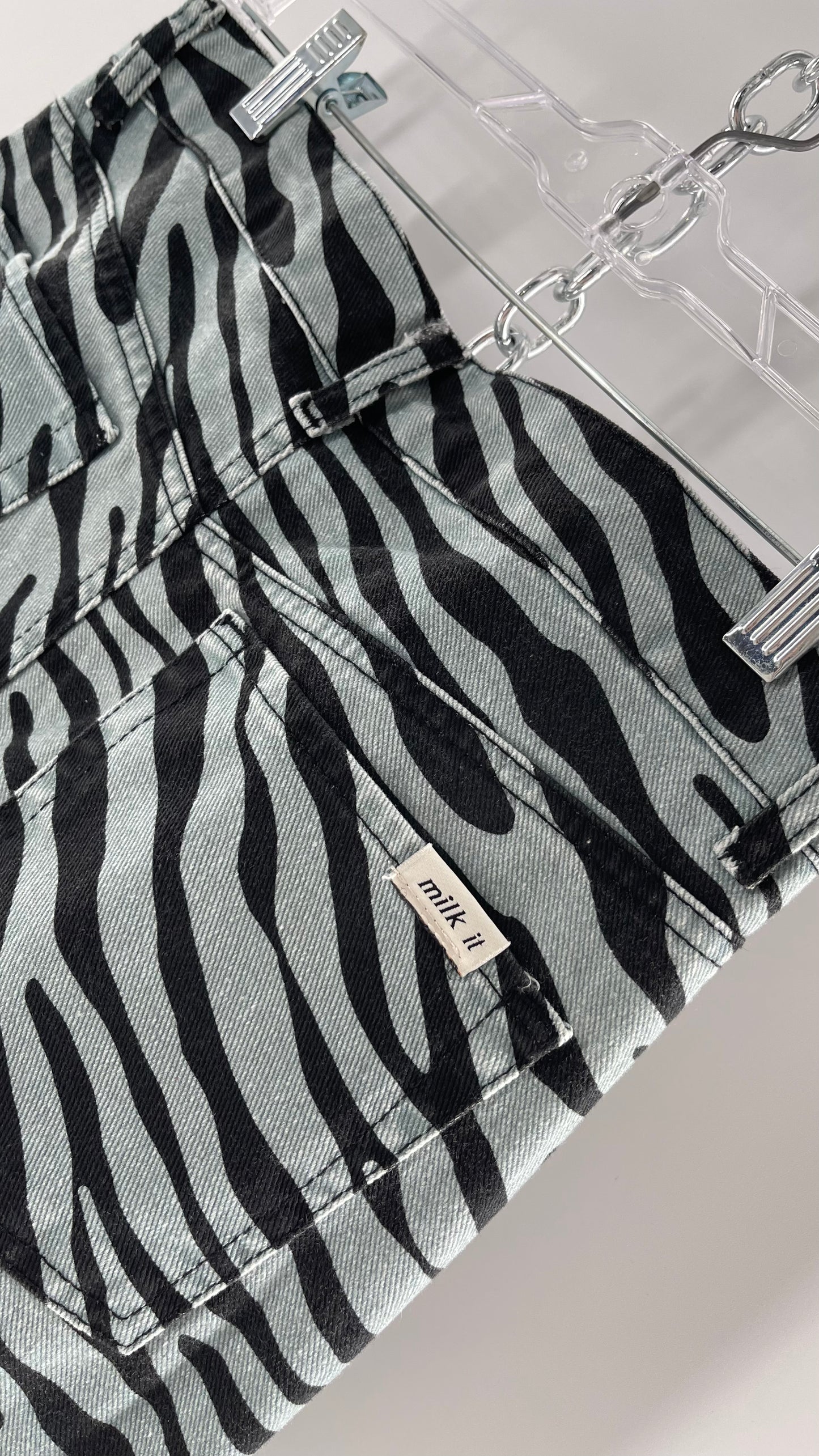Milk It Baby Blue Kickflares in Zebra Patterning (26)
