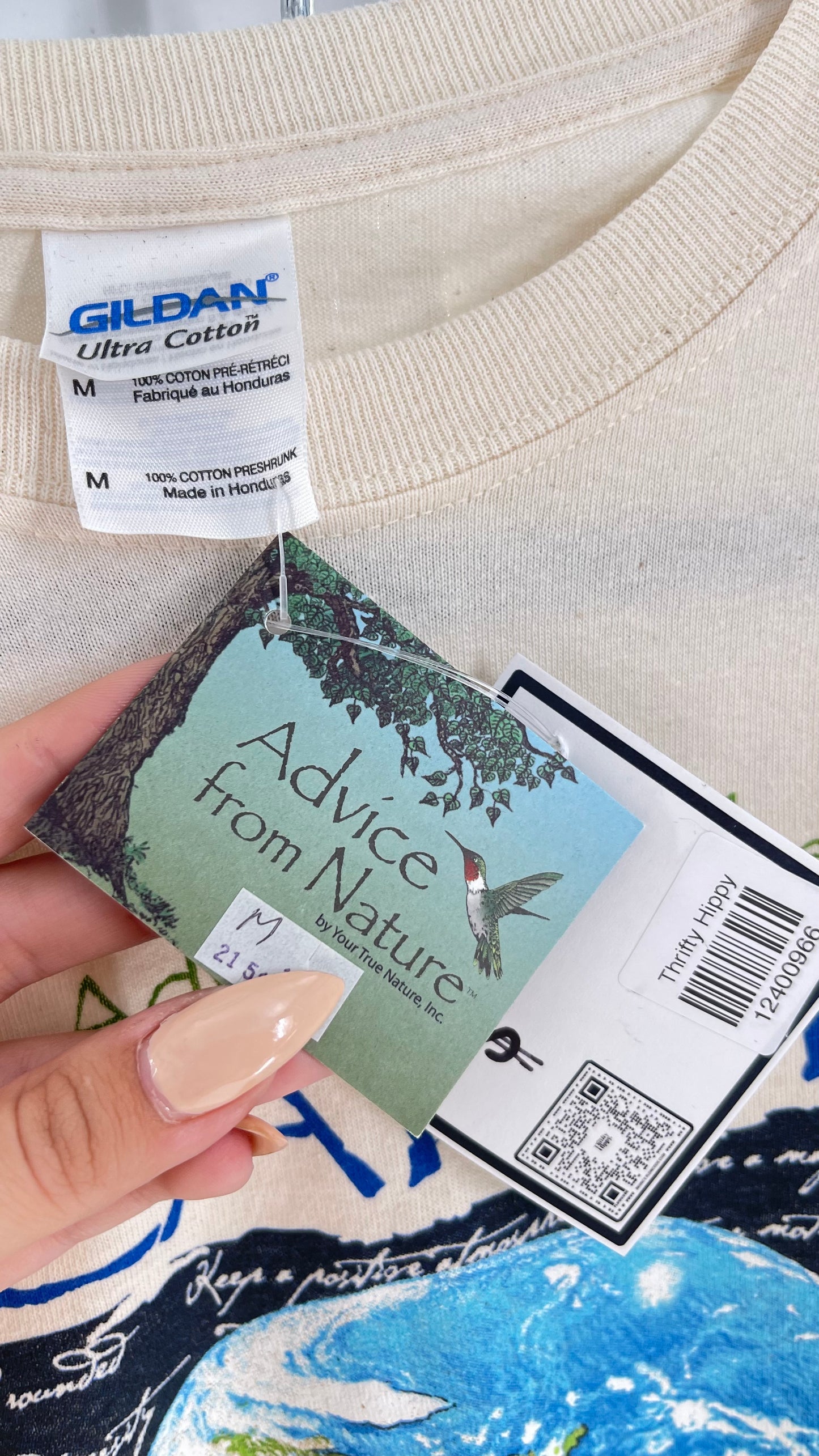 Deadstock Vintage Advice from Earth T Shirt (Medium)