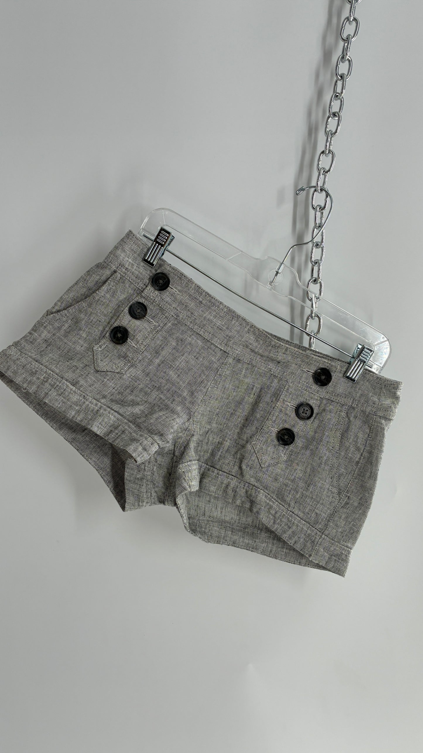 Vintage 1990s EXPRESS Low Rise Micro Short with Button Side Detailing (4)