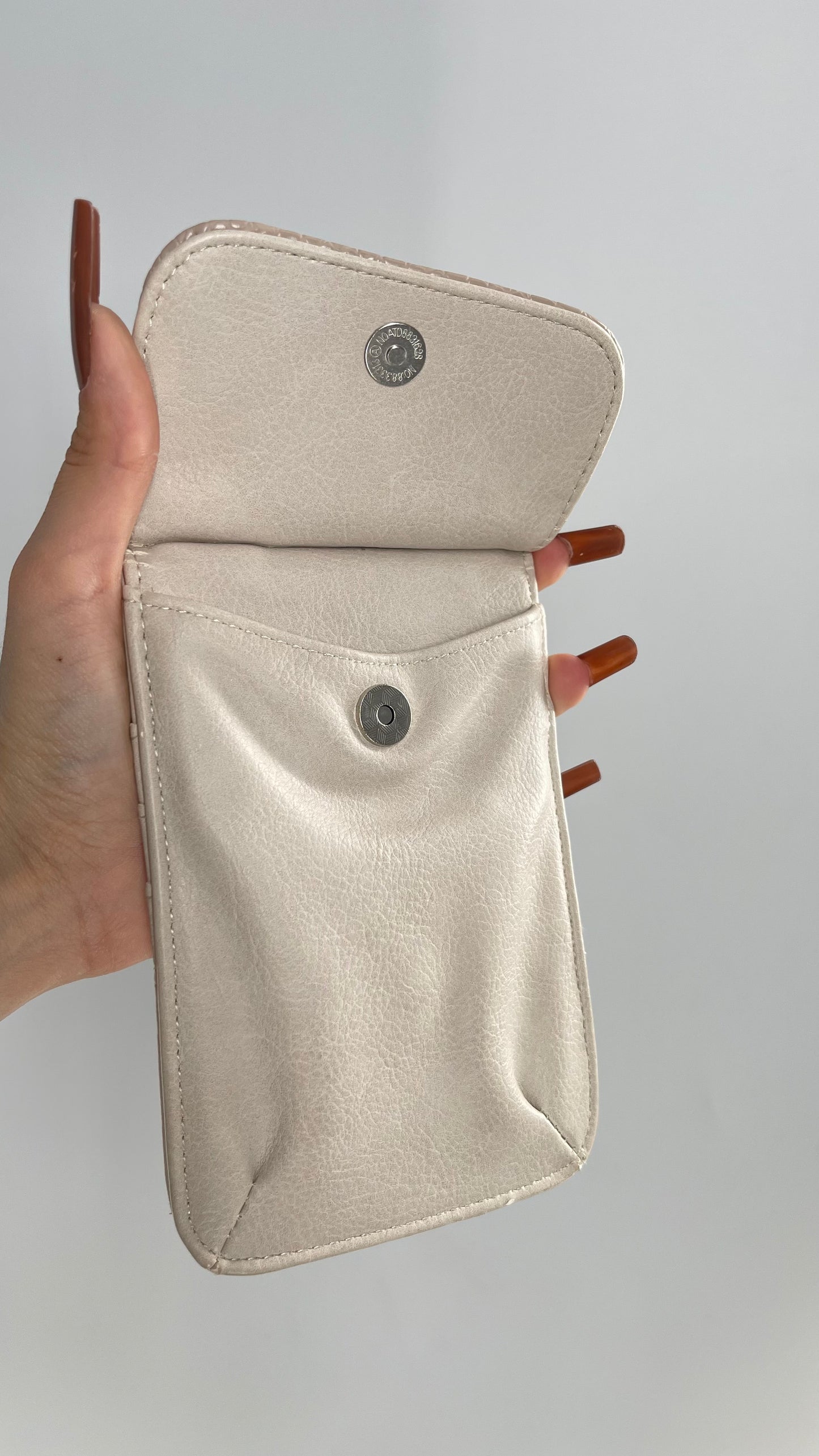 Free People Beige Belt Bag Wallet