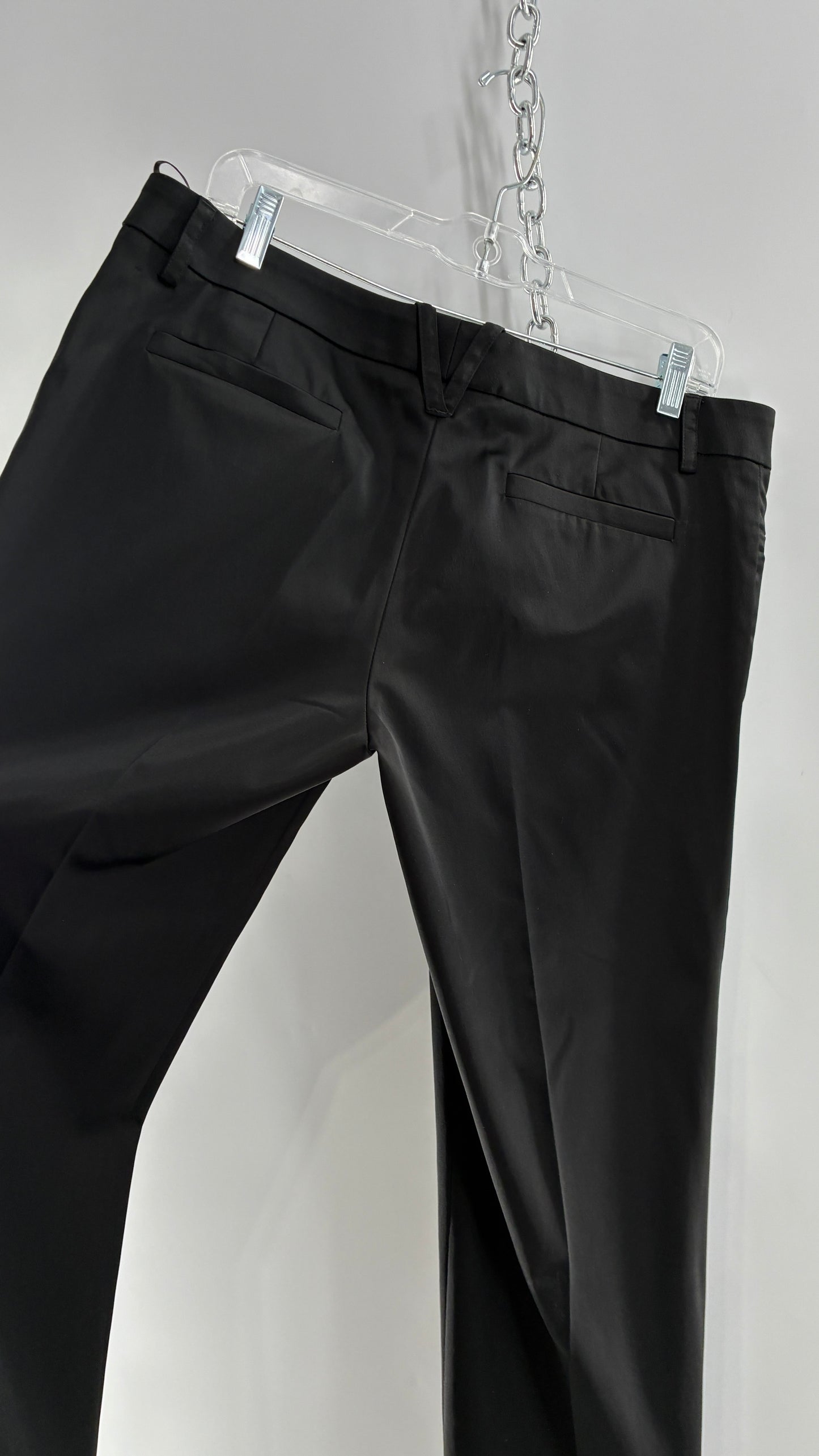Vintage VERSACE Black Pleated Low Waisted Trouser (46/12)