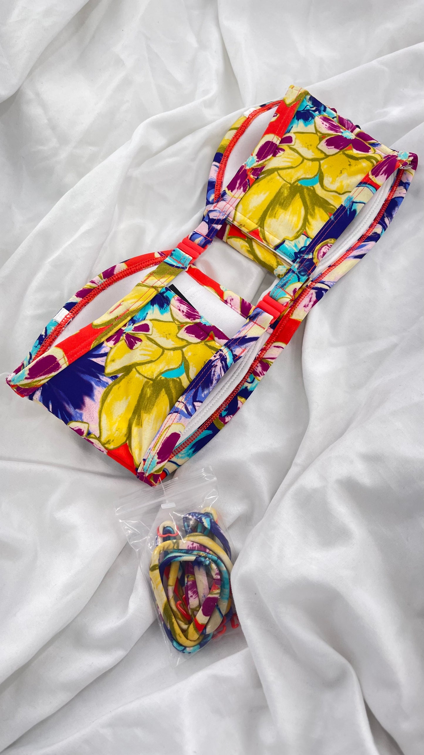 Urban Outfitters Out From Under Tropical Floral Swim Top (Small)