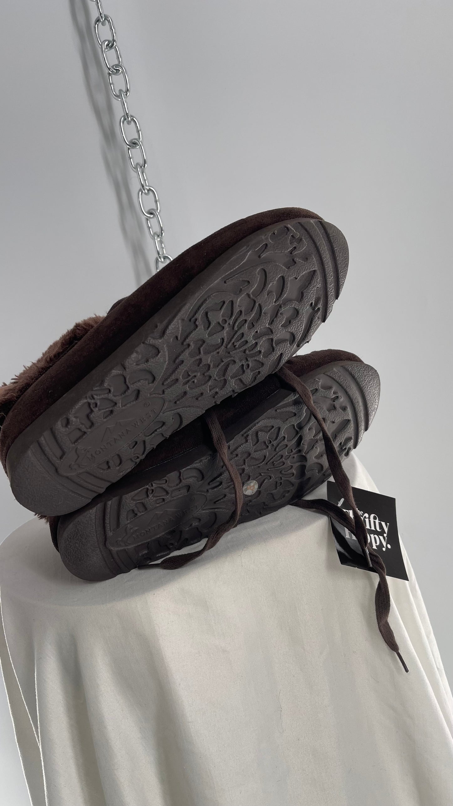 Embroidered Faux Suede & Fur Studs+ Rhinestone Moccasins (8)