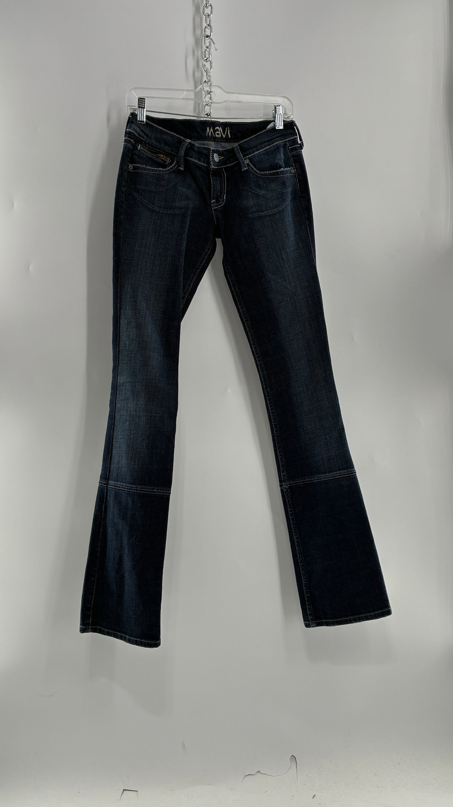 Vintage Mavi Low Rise Jeans with Zippered Bum and Ankle Details (25)