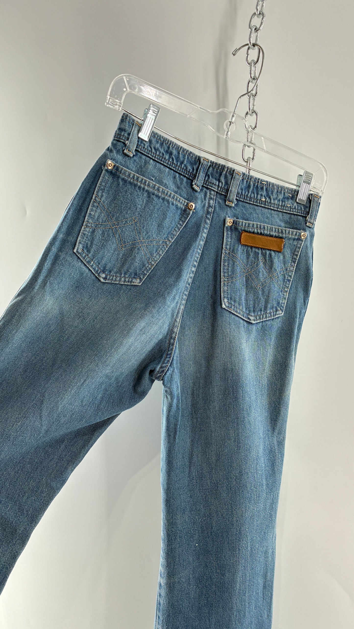 Vintage Oscar de la Renta Light Wash Straight Leg Jeans (10)
