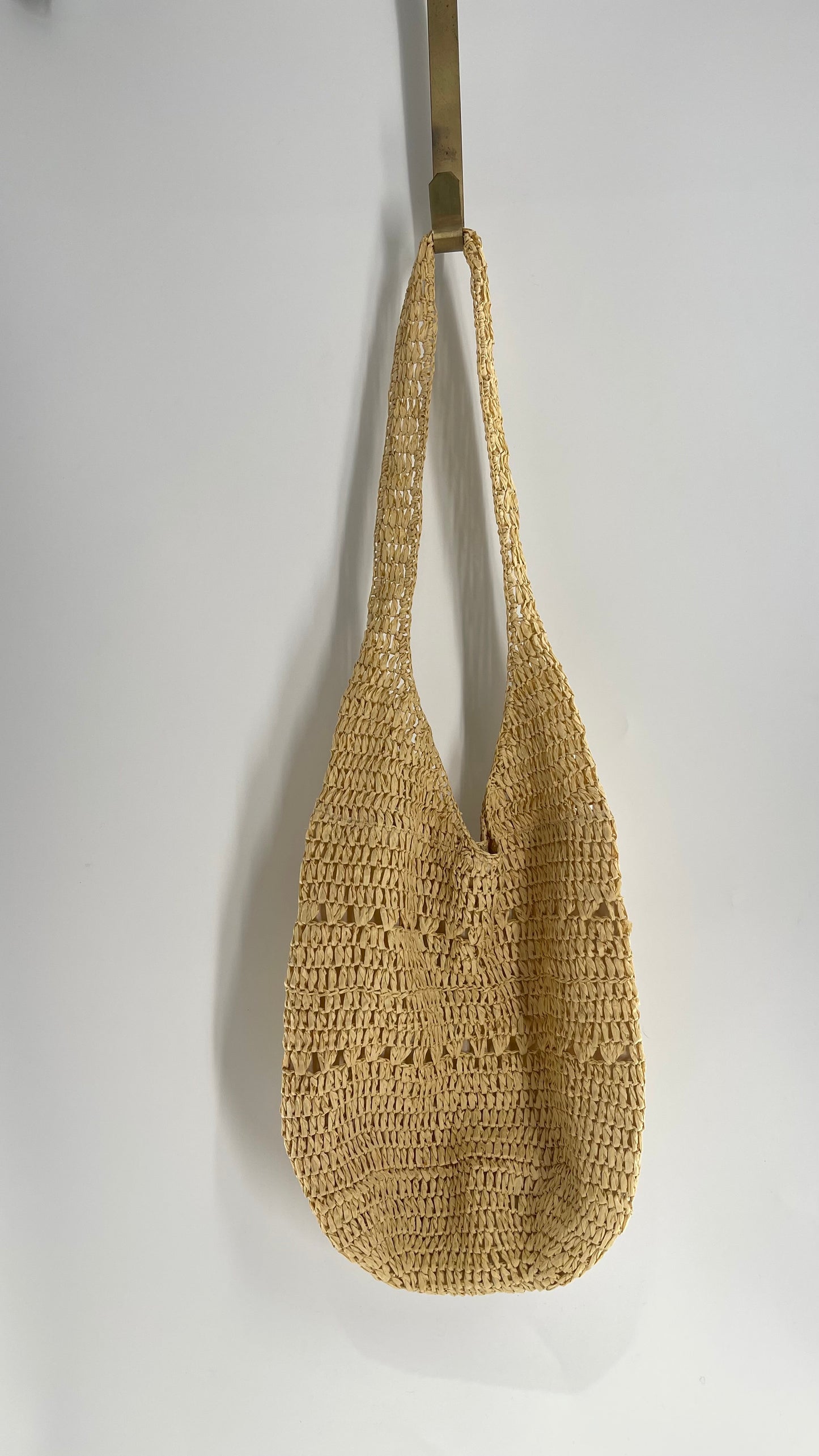 Urban Outfitters Straw Tan Tote Bag with Tags Attached