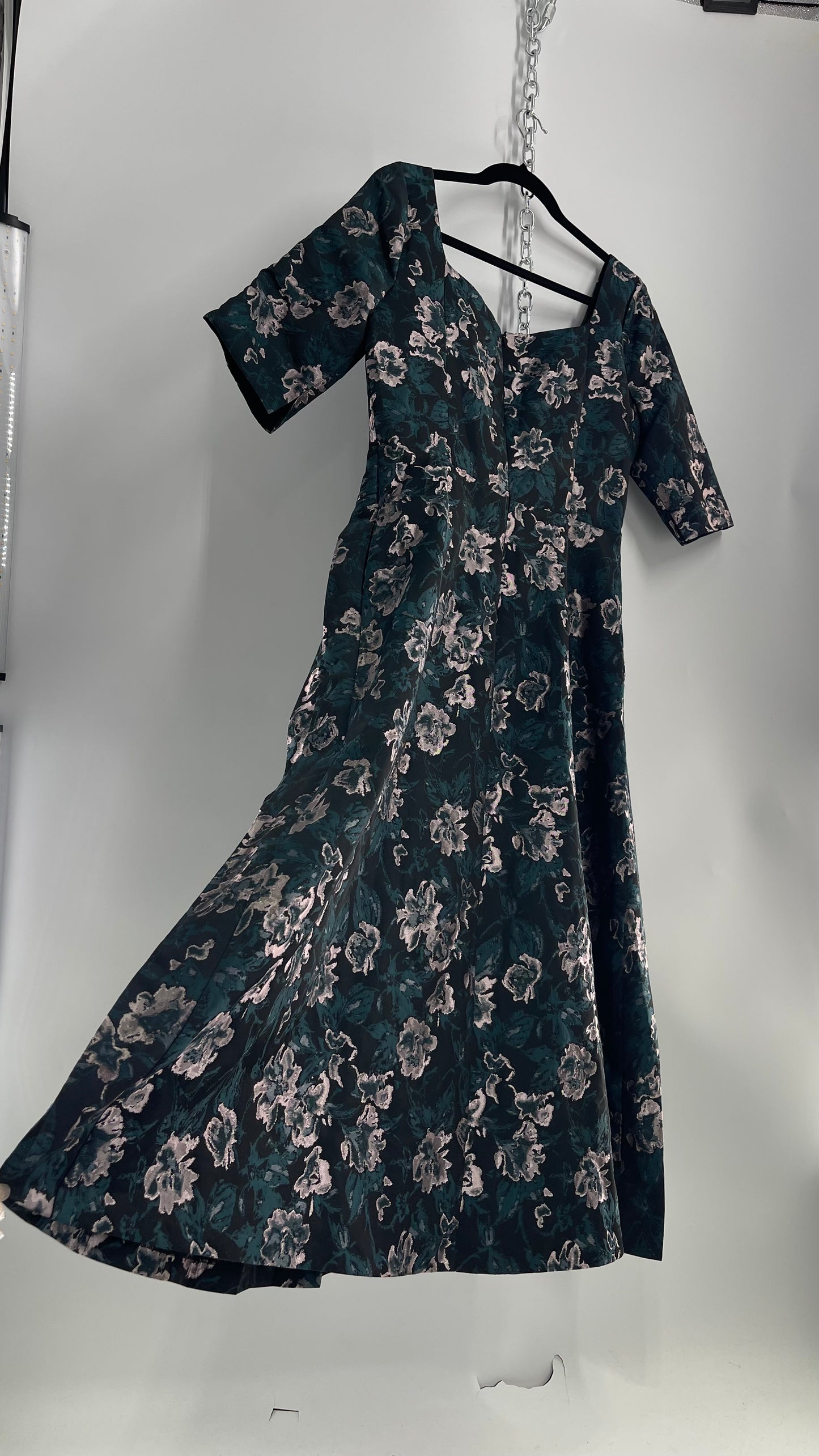 Kay Unger New York Jacquard Tapestry Dress (10)