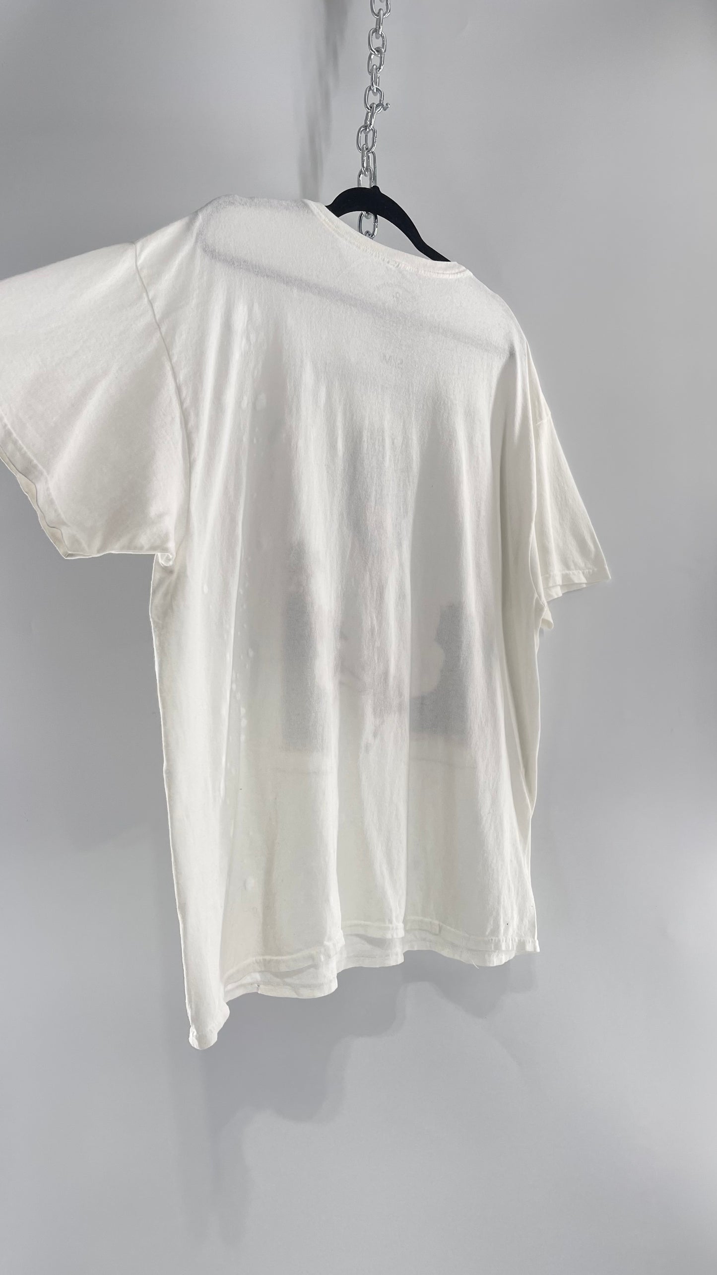 The Prince Estate Oversized Distressed Band T (S/M)
