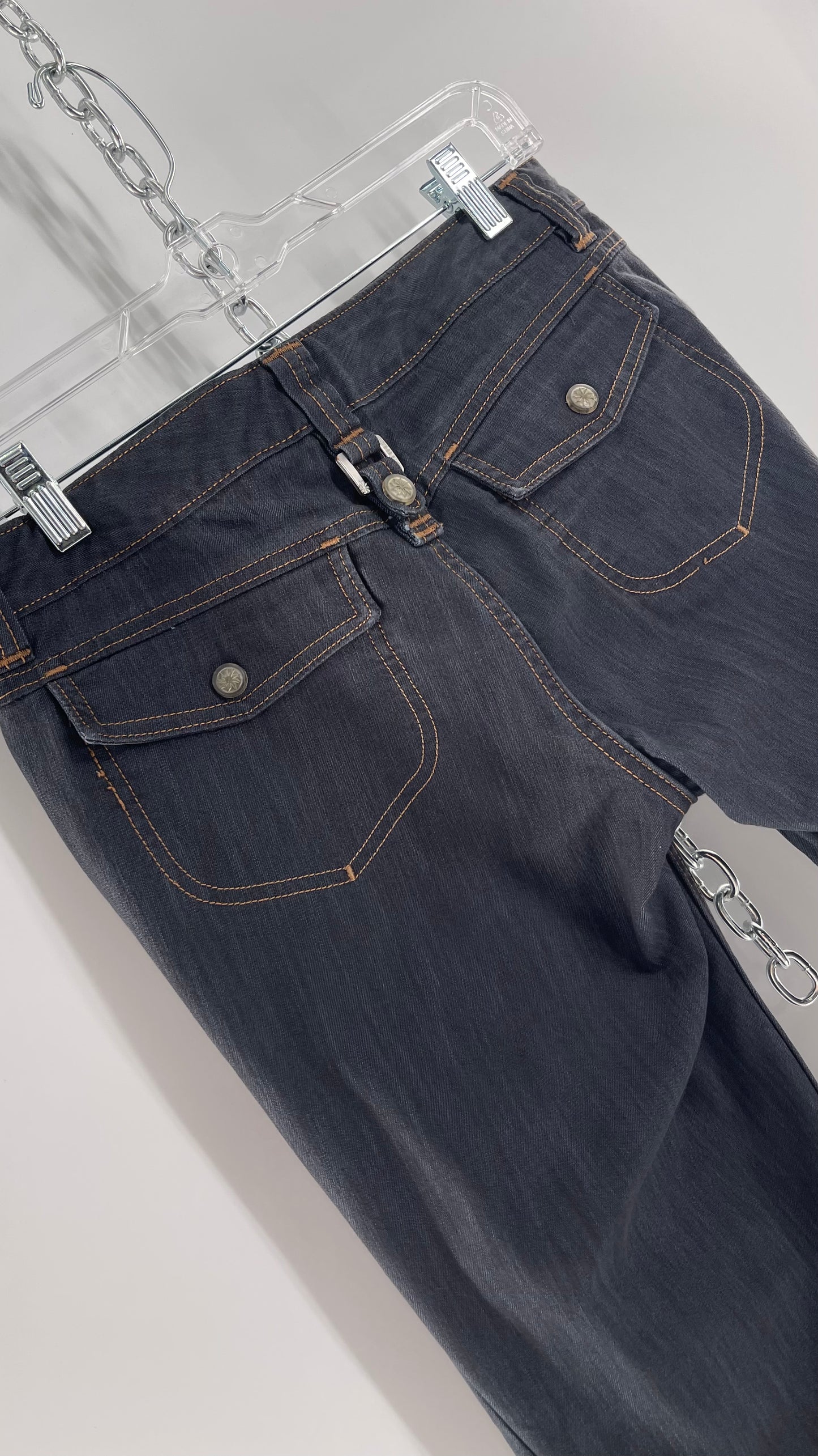 Athleta Flare Denim Cargos (6)