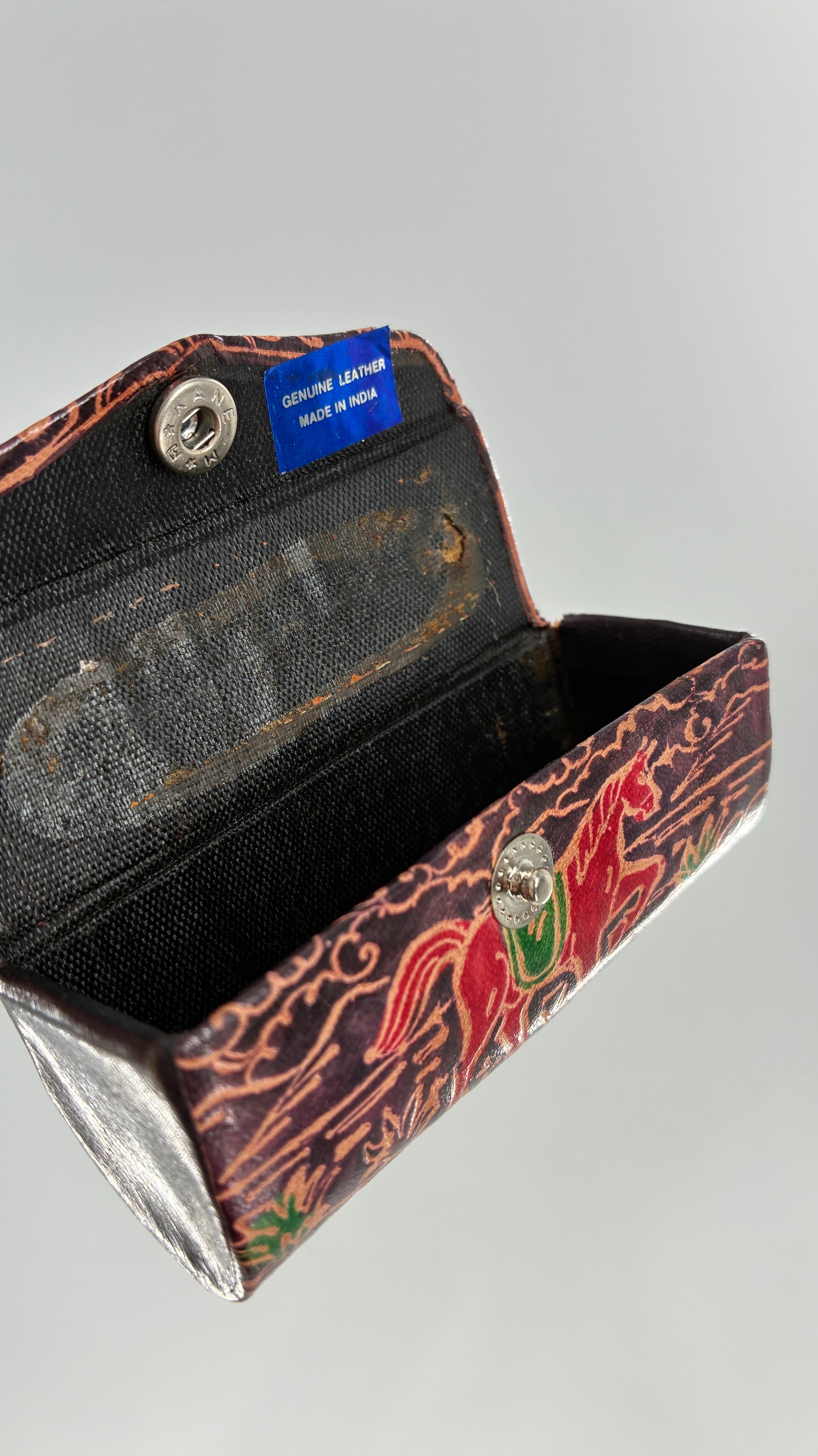 Vintage 1980s I ♥️ NEW YORK Leather Lipstick Case