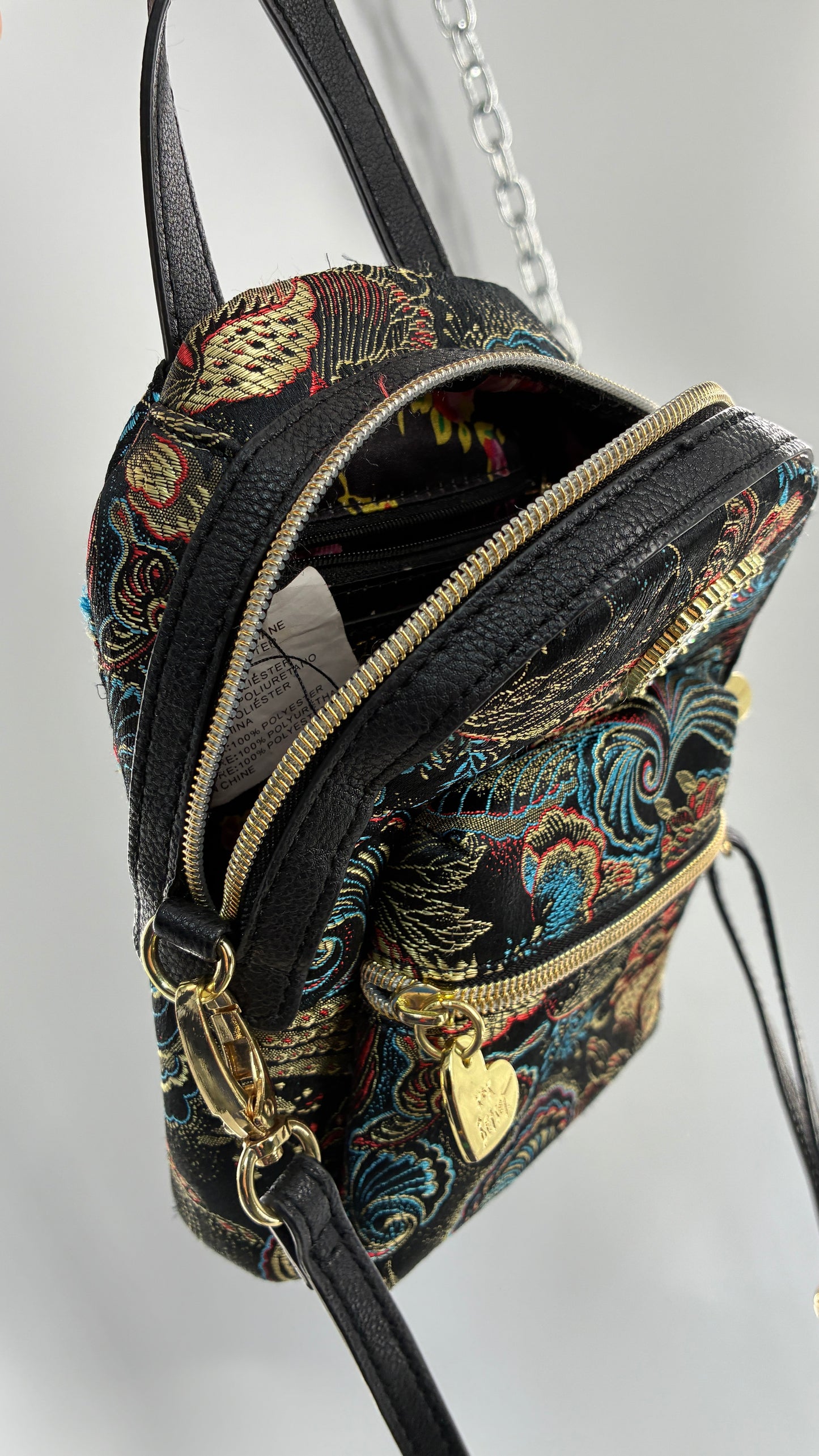 Vintage BETSY JOHNSON Mini Convertible Crossbody Backpack