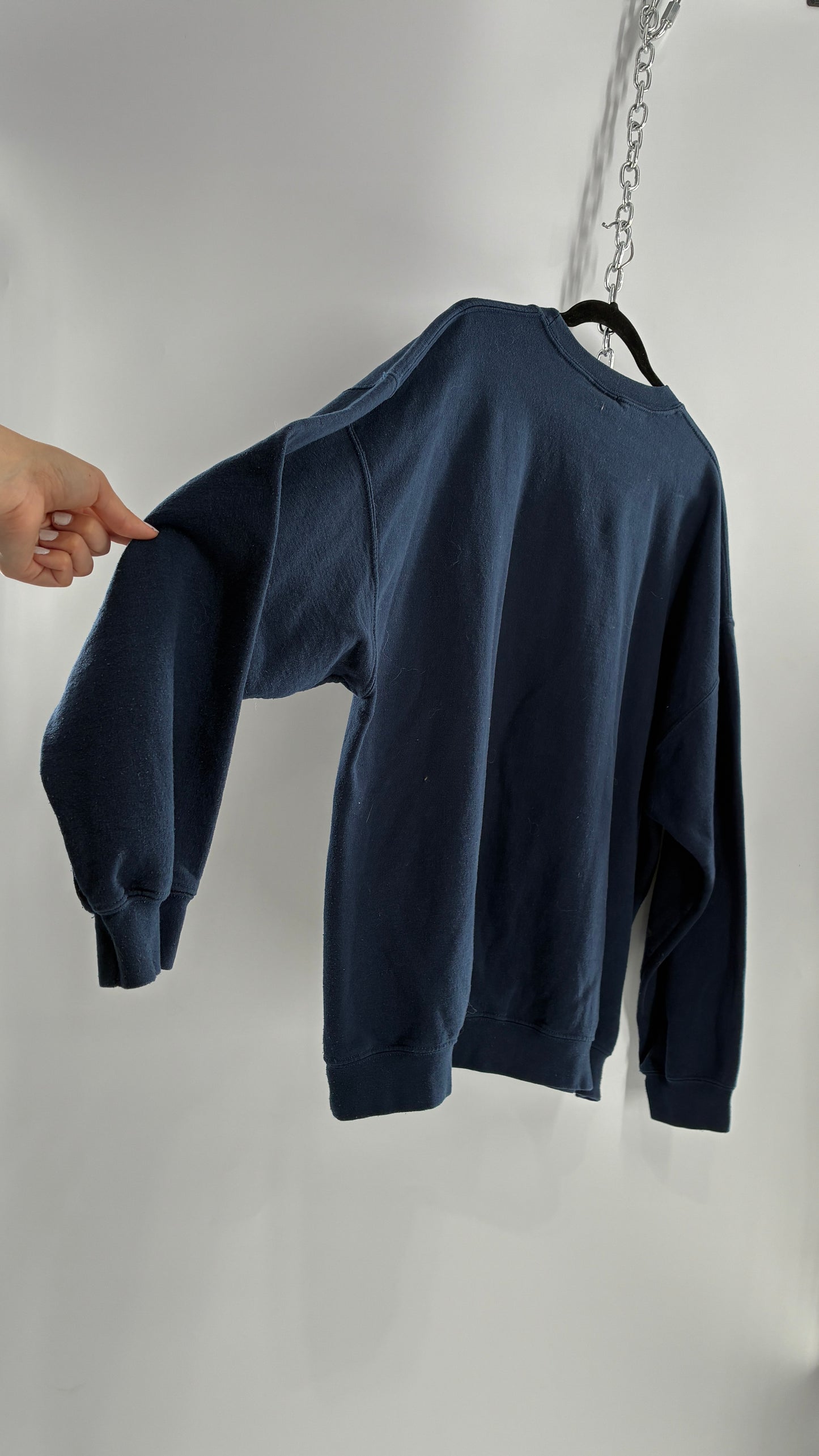 Boston Red Sox World Champs Navy Blue Crewneck Sweater (XXL)