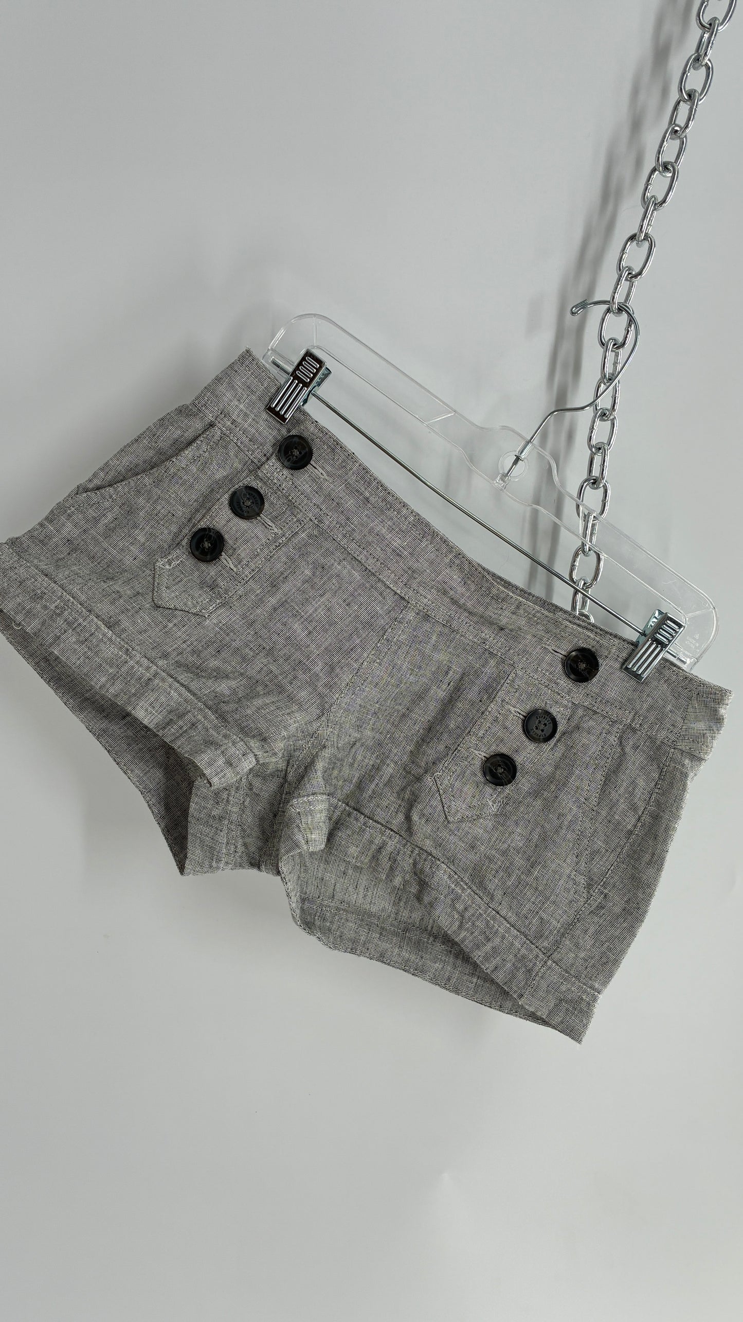 Vintage 1990s EXPRESS Low Rise Micro Short with Button Side Detailing (4)