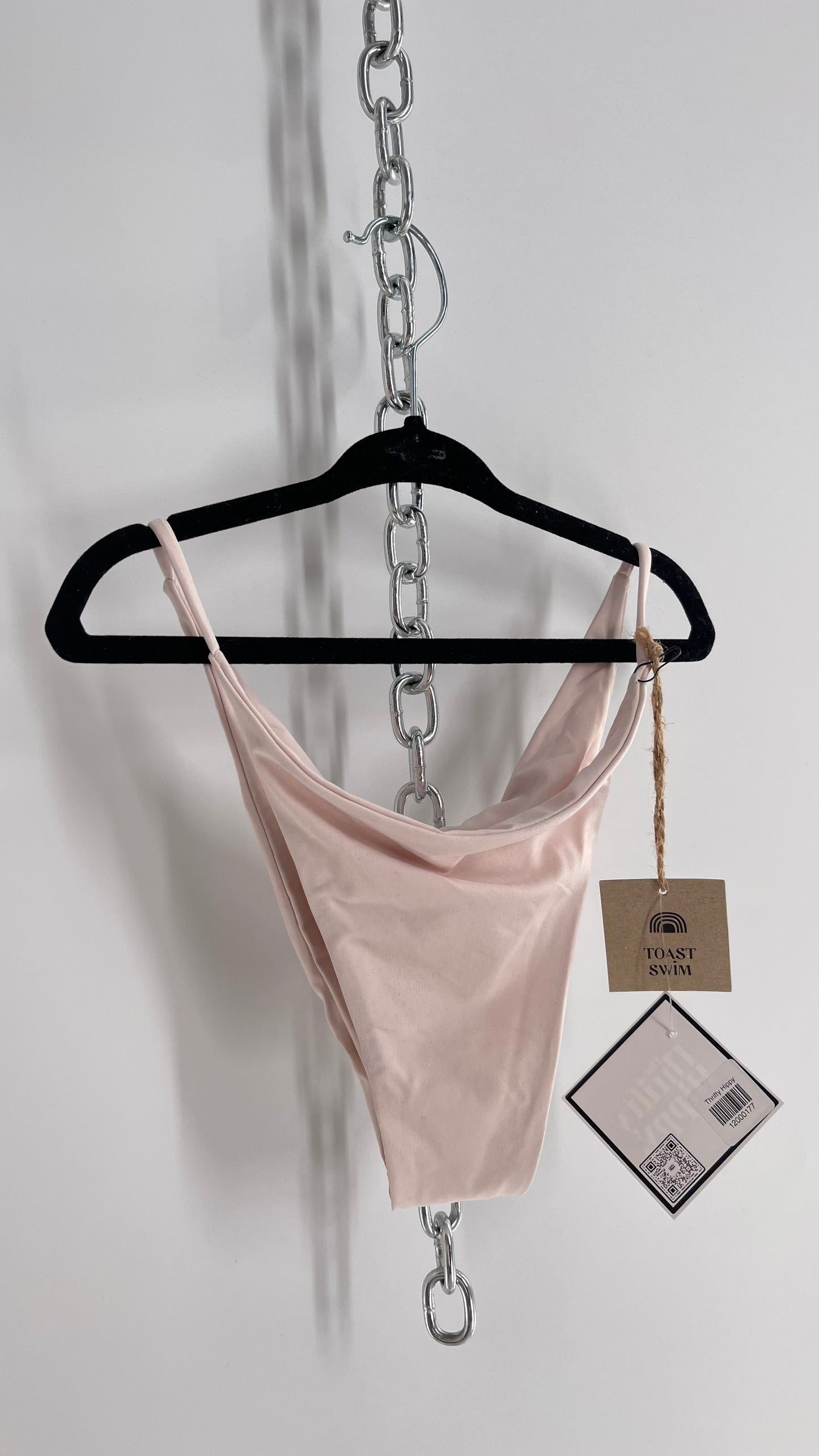 TOAST SWIM Light Pink Swim Bottoms (Medium)