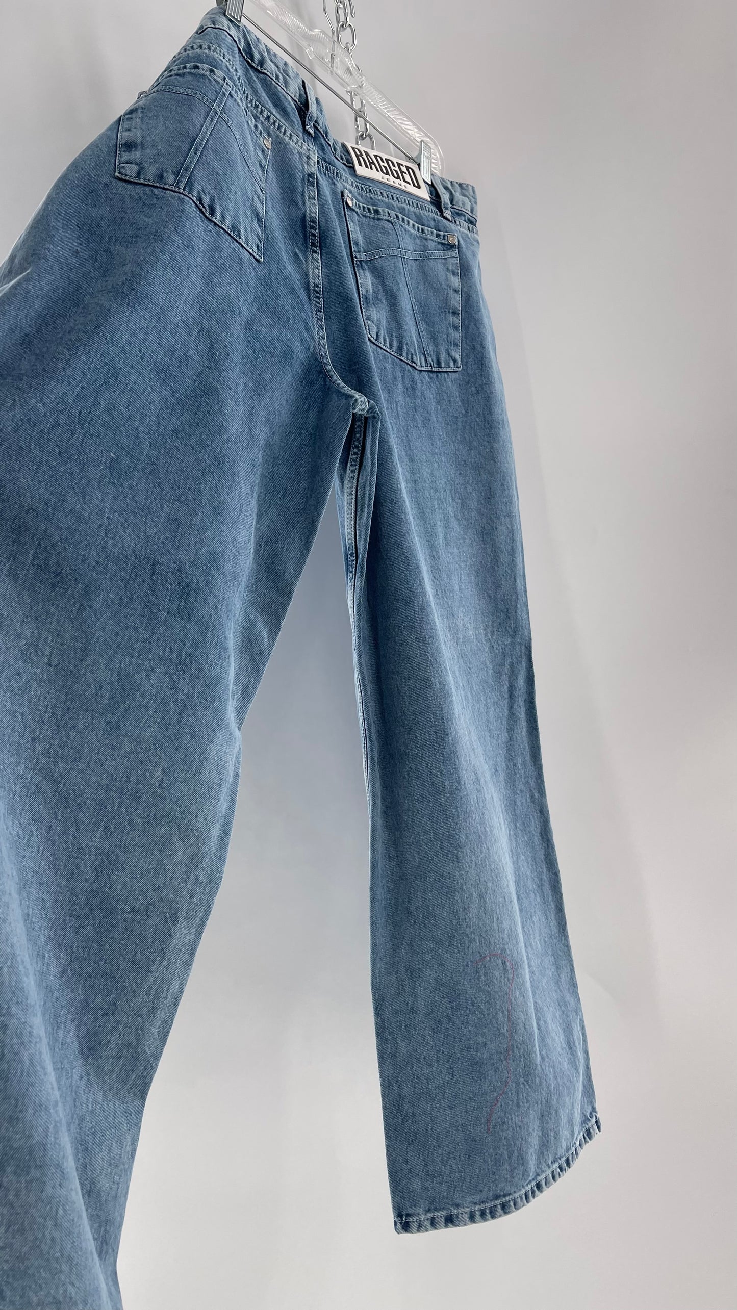 Ragged Priest Light Wash Straight Leg Jeans (36)