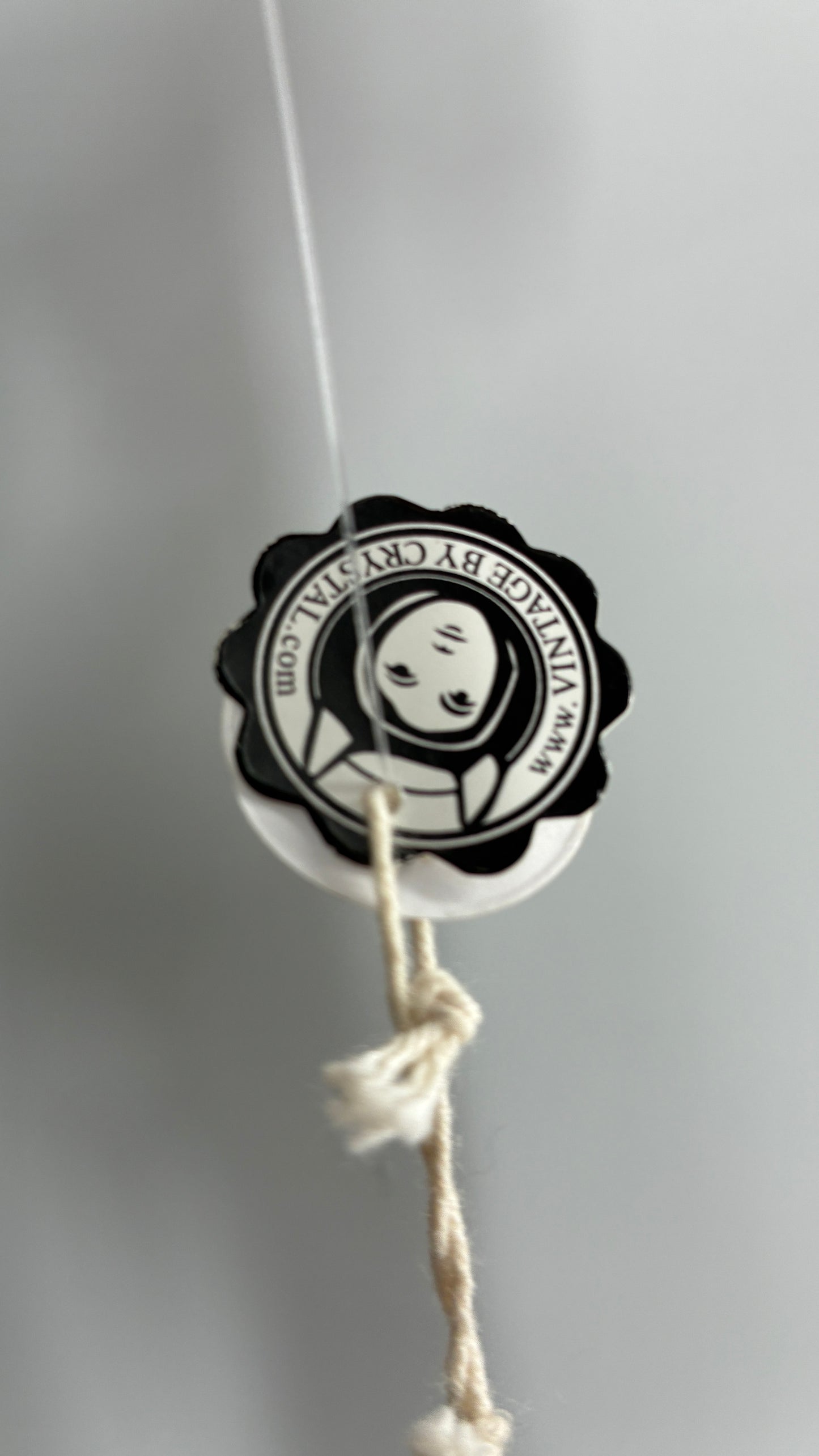 Anthropologie Handmade Yarn Seal with Glitter Ball Ornament