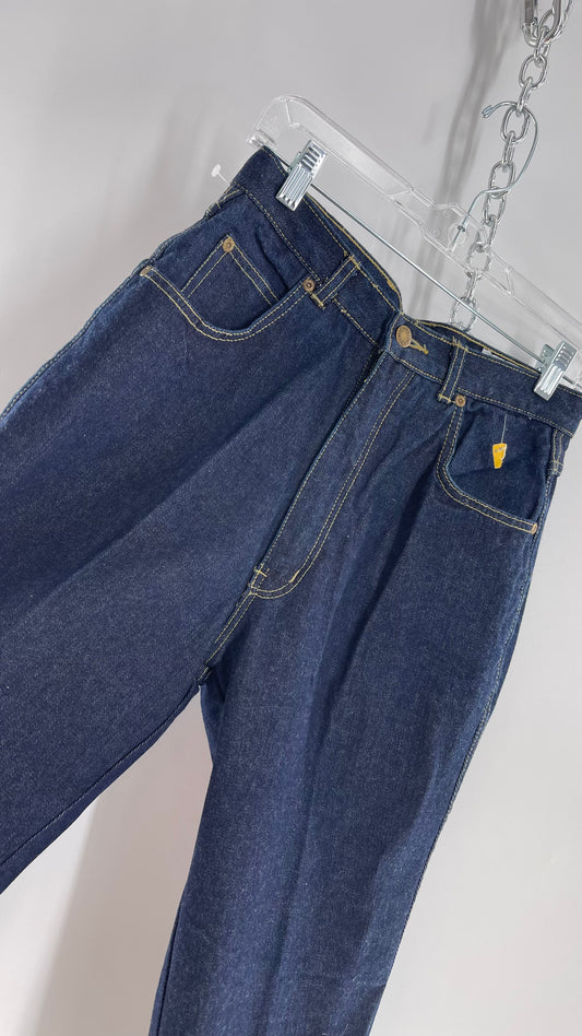 Vintage Justin Allen Dark Wash 70’s-80’s High Waisted Mom Jean (11)