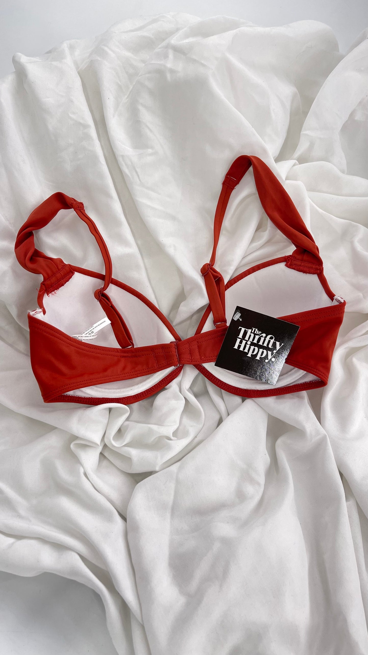 Urban Outfitters Out From Under Rust Orange Underwire Swim Top (Small)