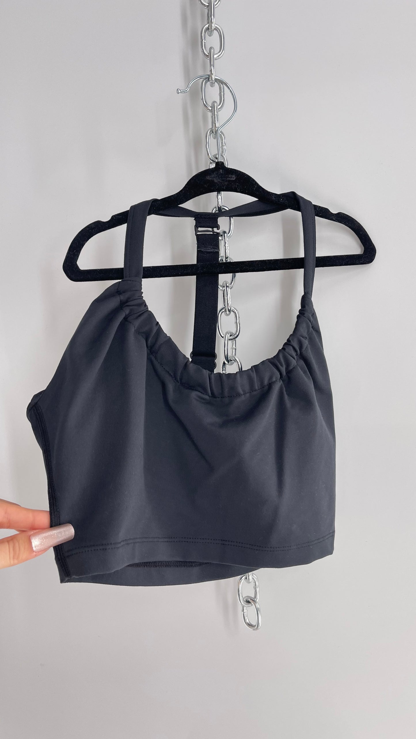 Free People Movement Black Sports Bra with Adjustable Strap (XS)