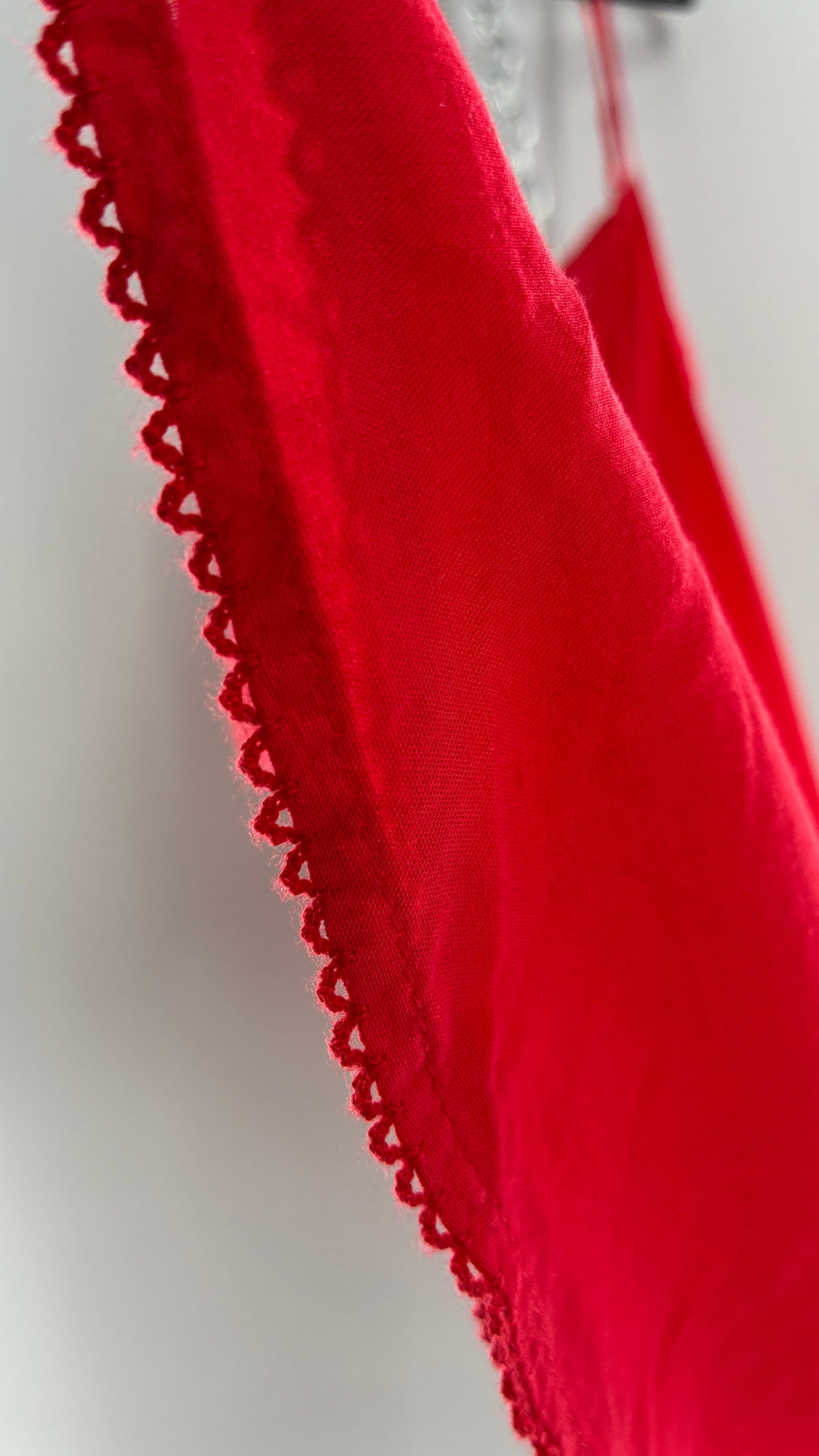 Red Slip Dress (10, Medium)