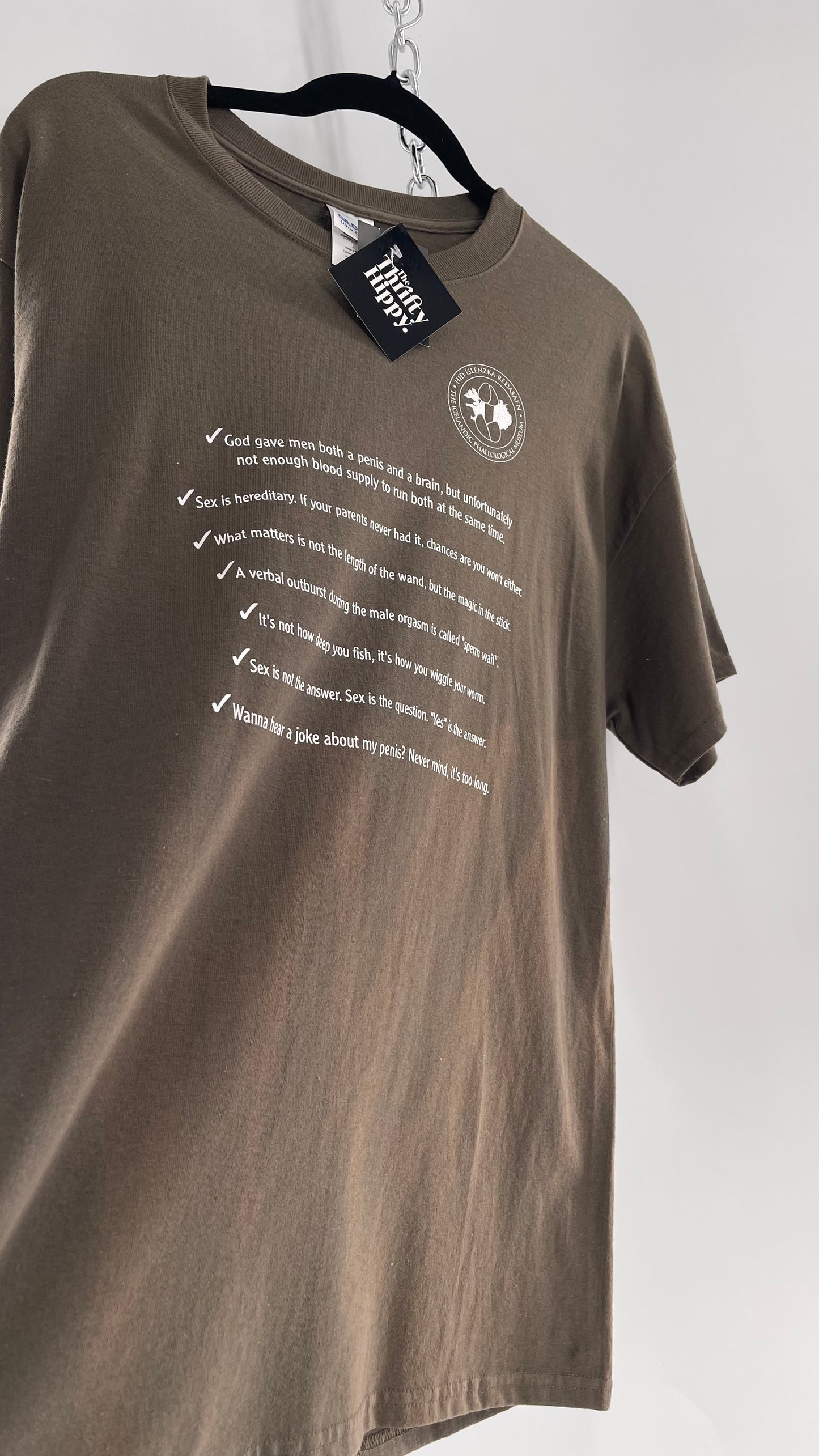 Vintage Icelandic Penis Museum T Shirt with Tags (Large)
