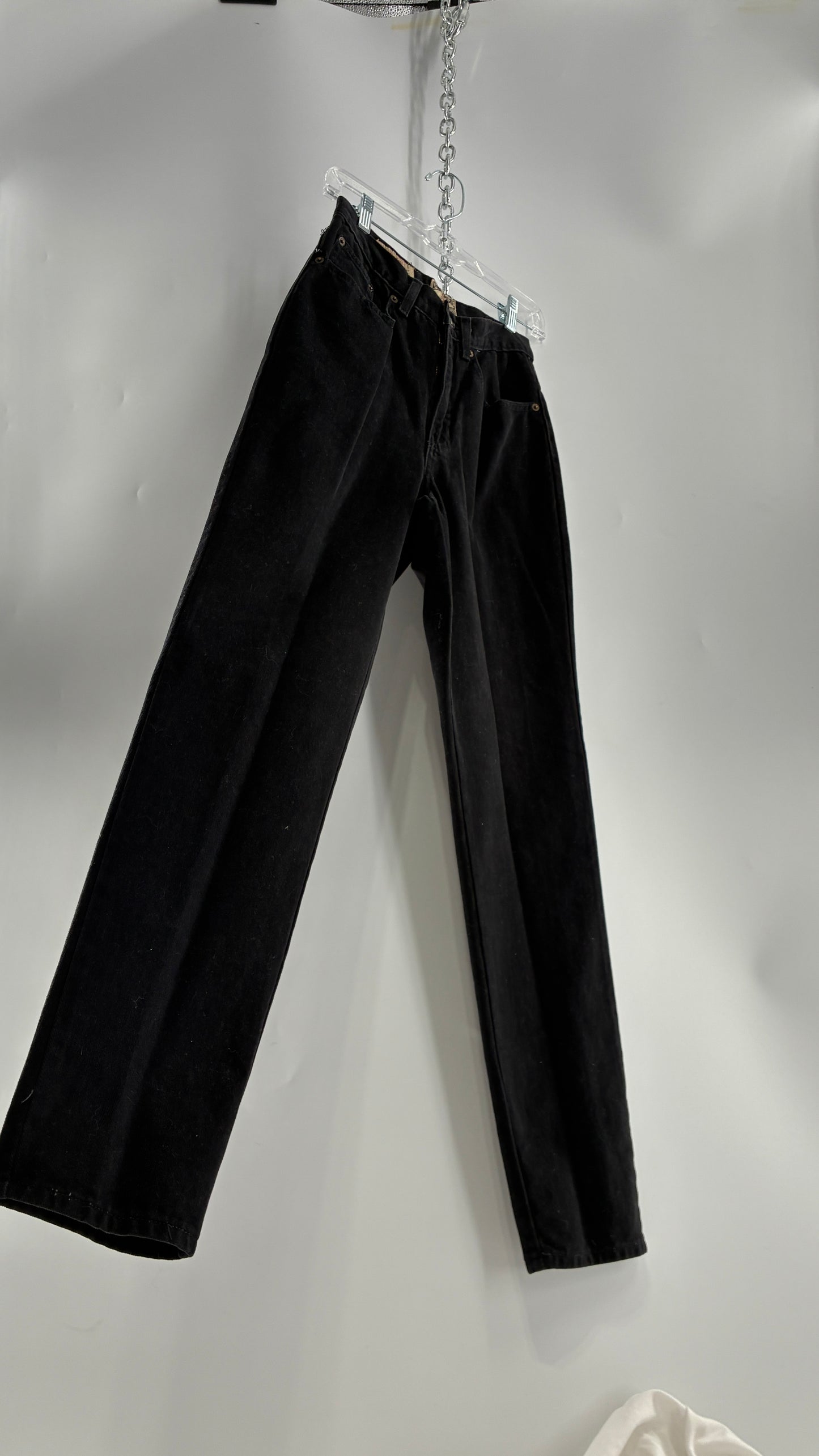 Deadstock Vintage 1980s EXPRESS Black High Waisted Mom Jean (5/6)