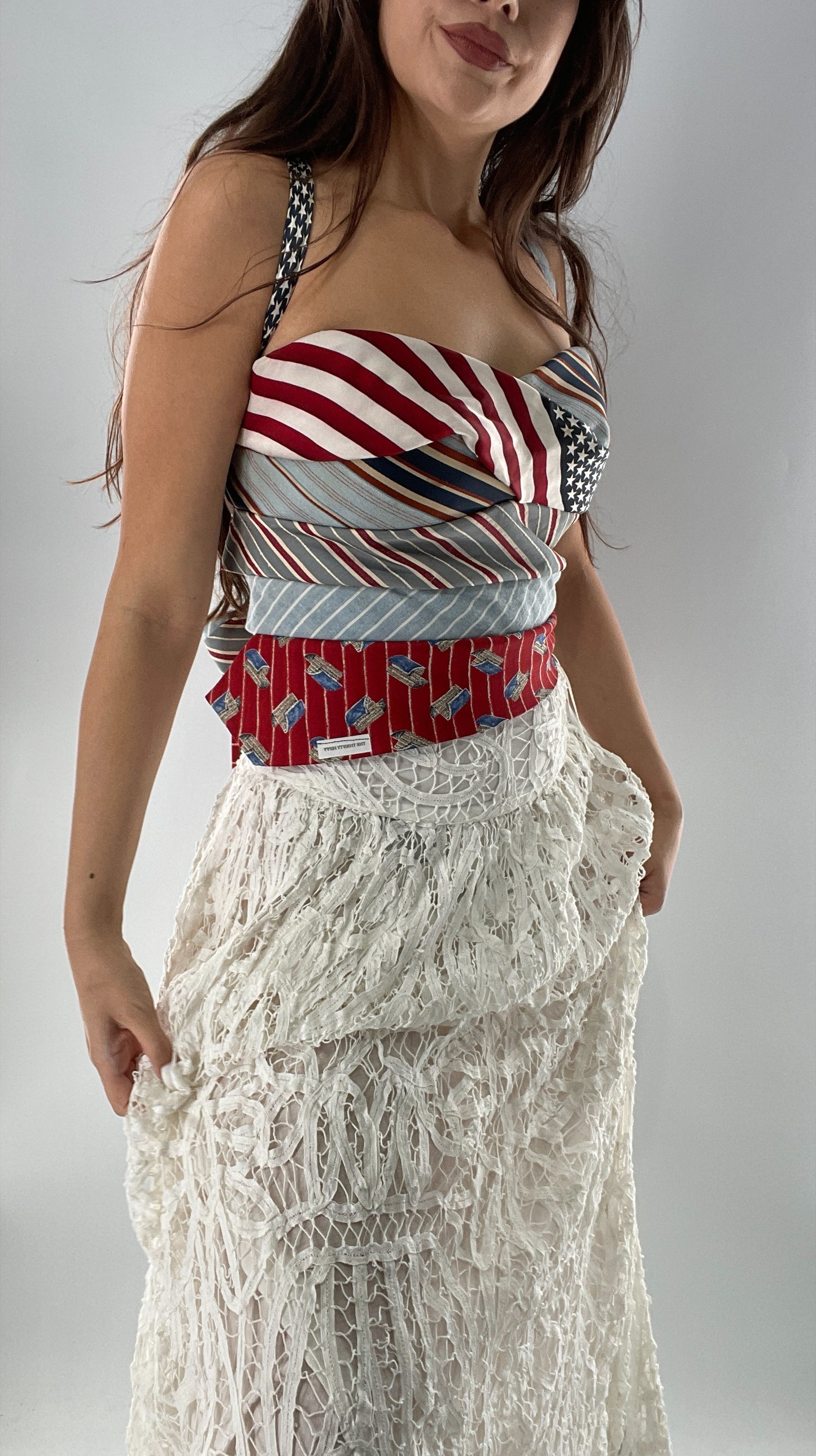 All Tied Up Custom Fourth of July (One Size)