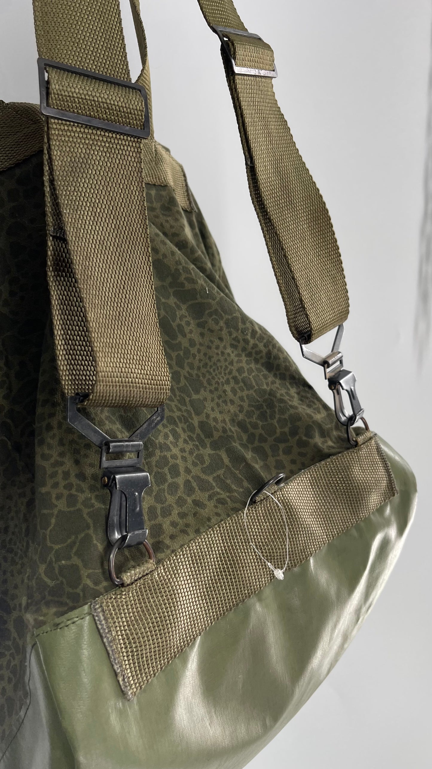 Urban Outfitters Army Green Huge Laundry/Luggage Style Bag with Tags Attached