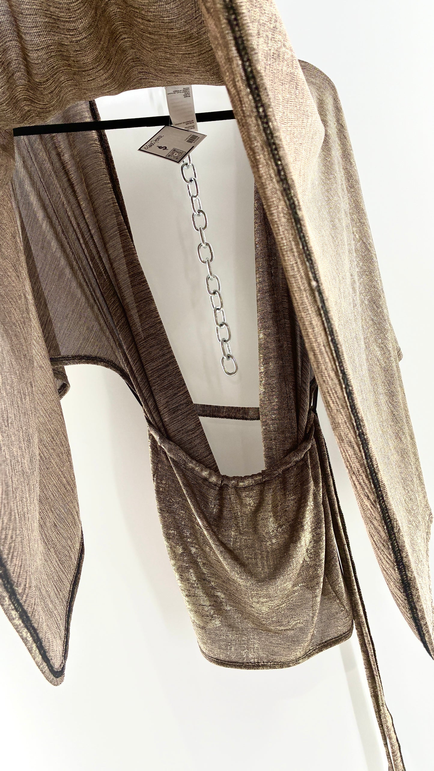 Free People Multi Metal Tone Cape (One Size)