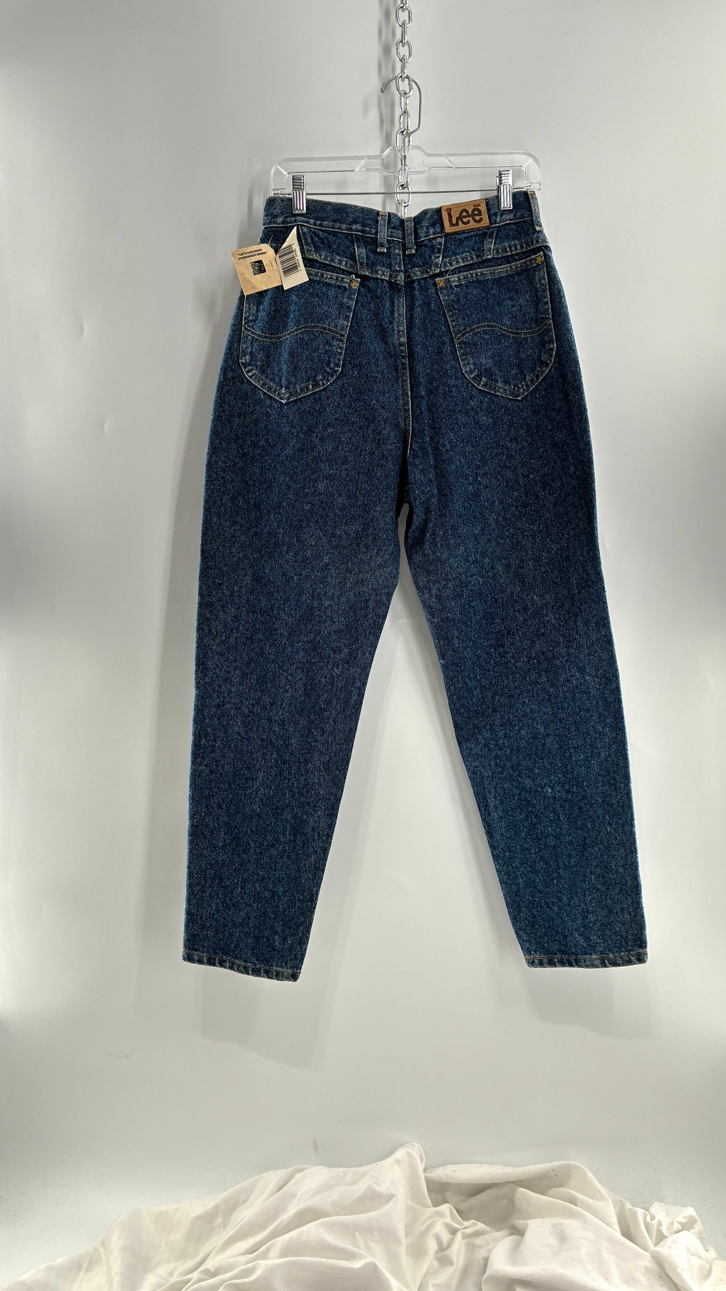 Deadstock Vintage 1980s Lee Stone Wash Mom Jean (12P)
