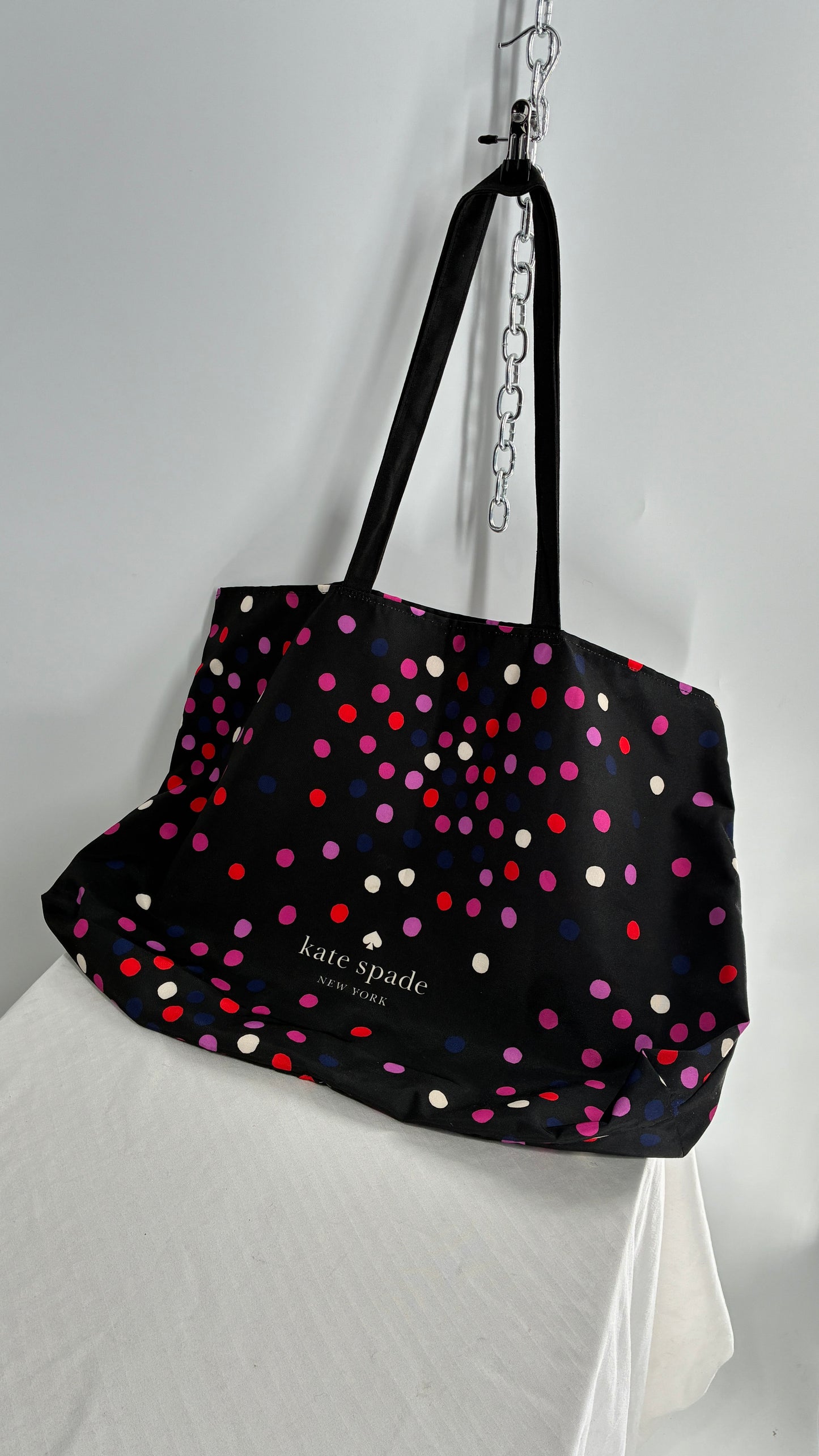 Kate Spade Polka Dotted Oversized Tote Bag