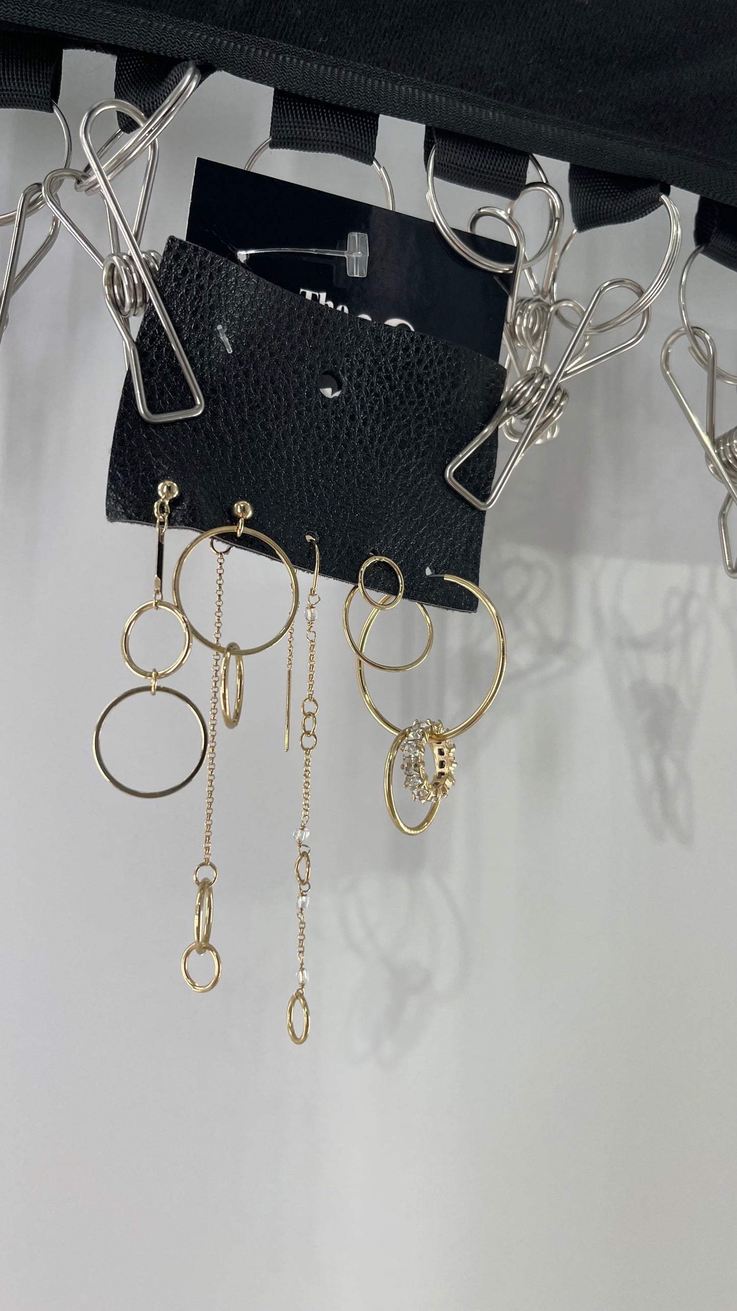 Free People Mix and Match Delicate Gold Loop + Hoop Earring Set